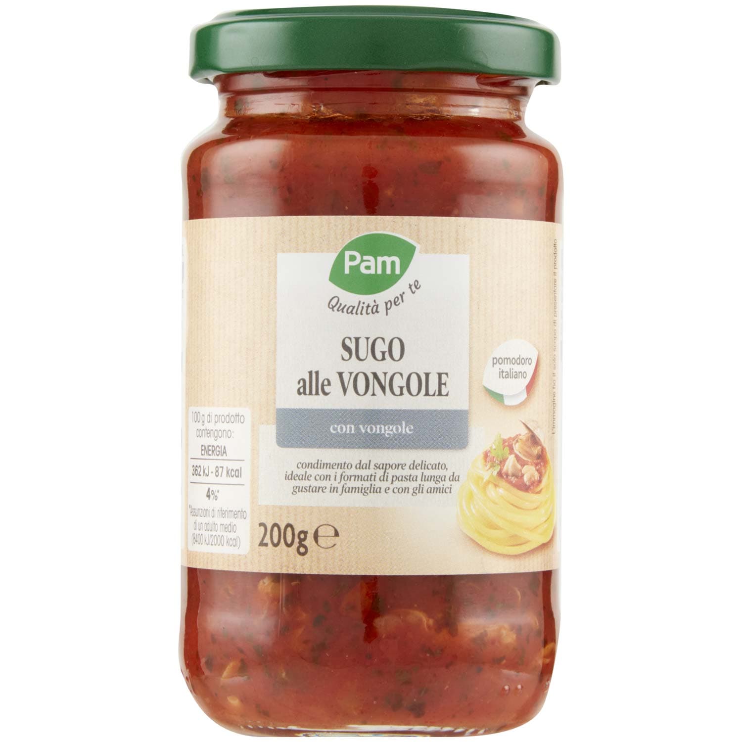 PAM Qualità per te Sugo alle vongole 200 g – immagine 3