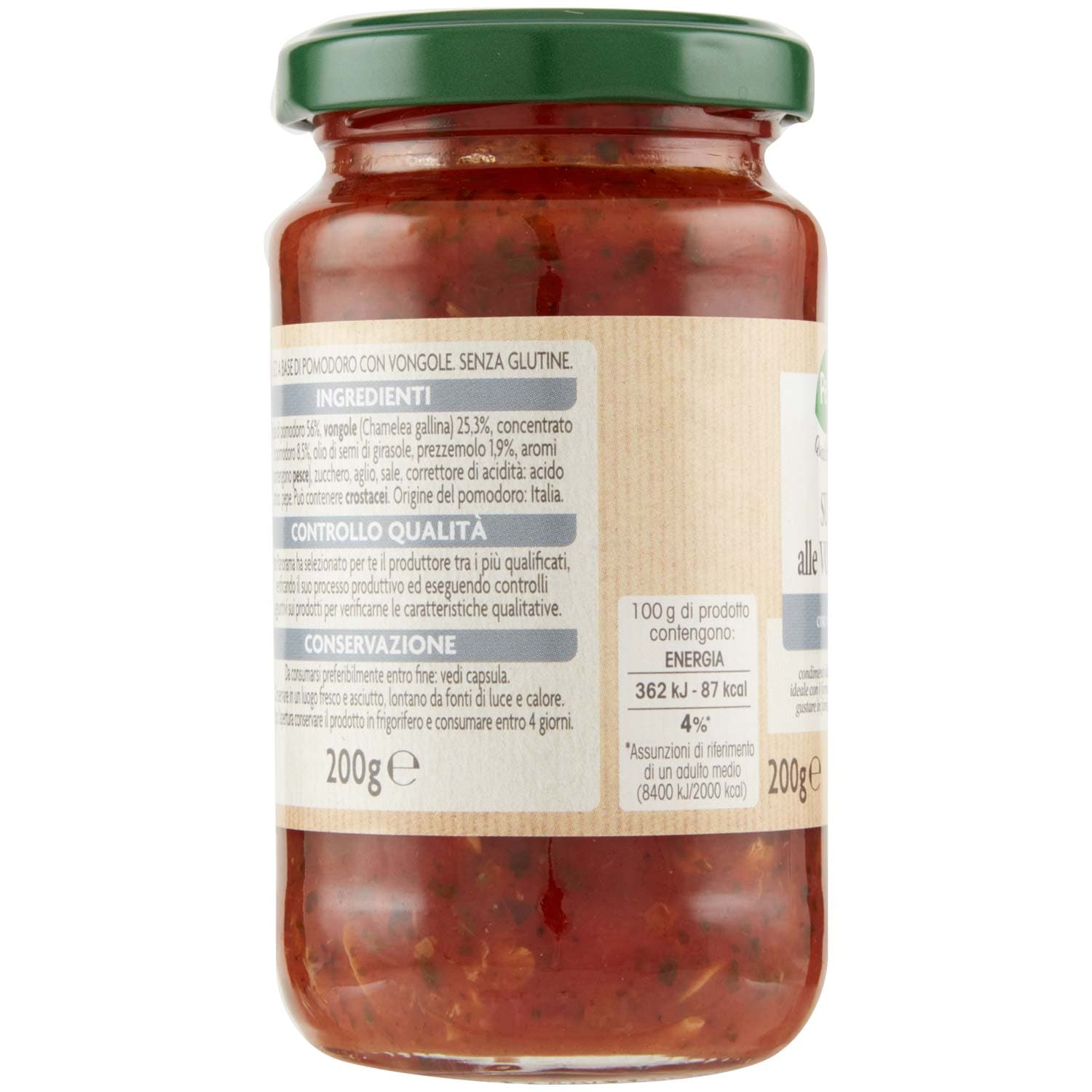 PAM Qualità per te Sugo alle vongole 200 g – immagine 4