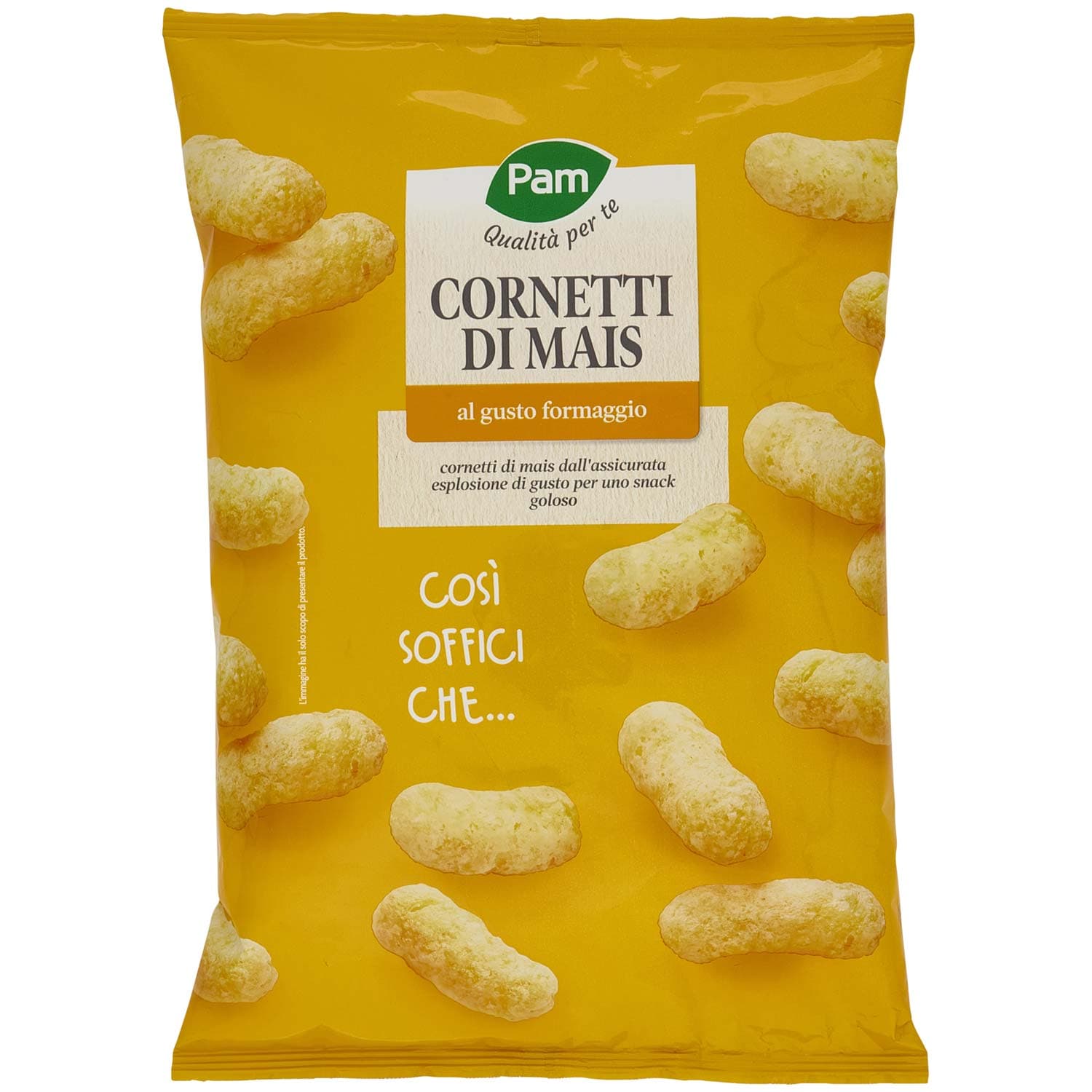 PAM Qualità per te Cornetti di Mais al gusto formaggio 100 g – immagine 3