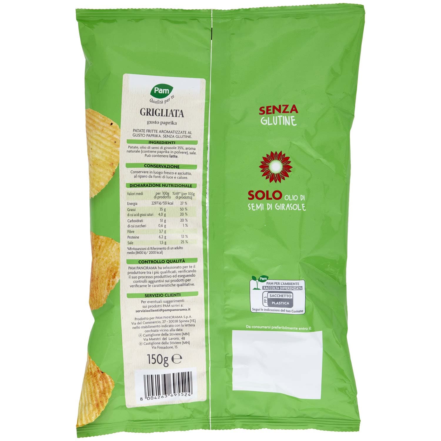 PAM Qualità per te Grigliata gusto paprika 150 g – immagine 5