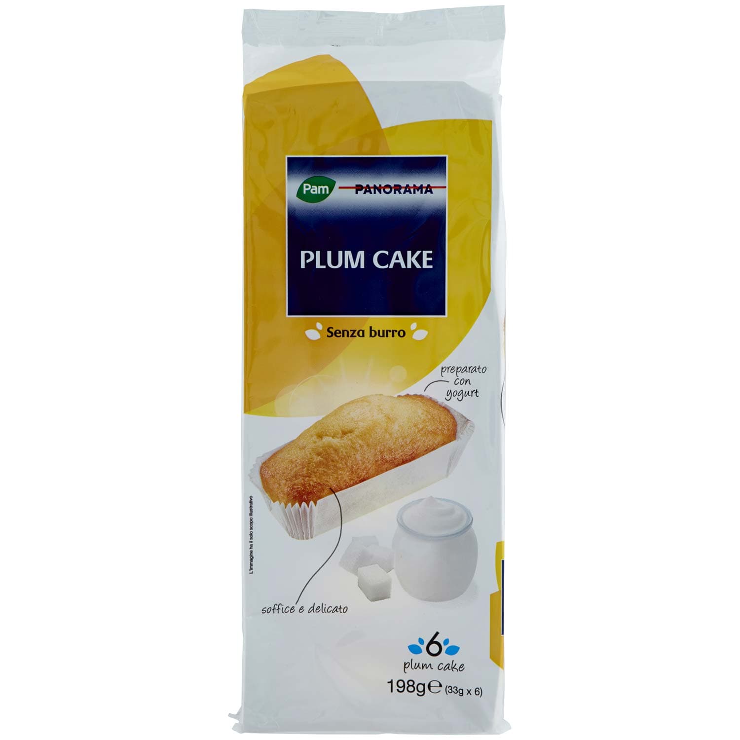 PAM PANORAMA Plum Cake 198g (33g x 6) – immagine 3
