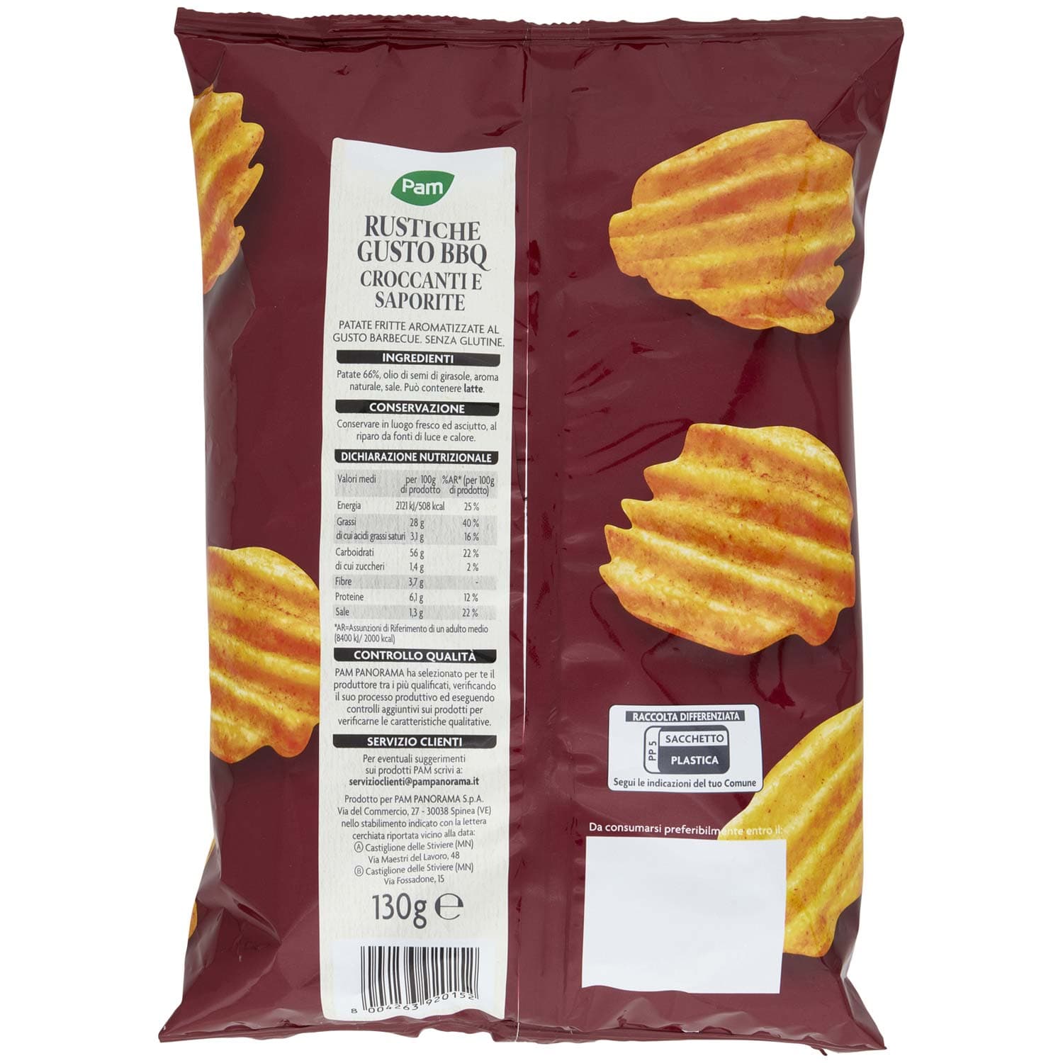 PAM Rustiche Gusto BBQ 130 g – immagine 5
