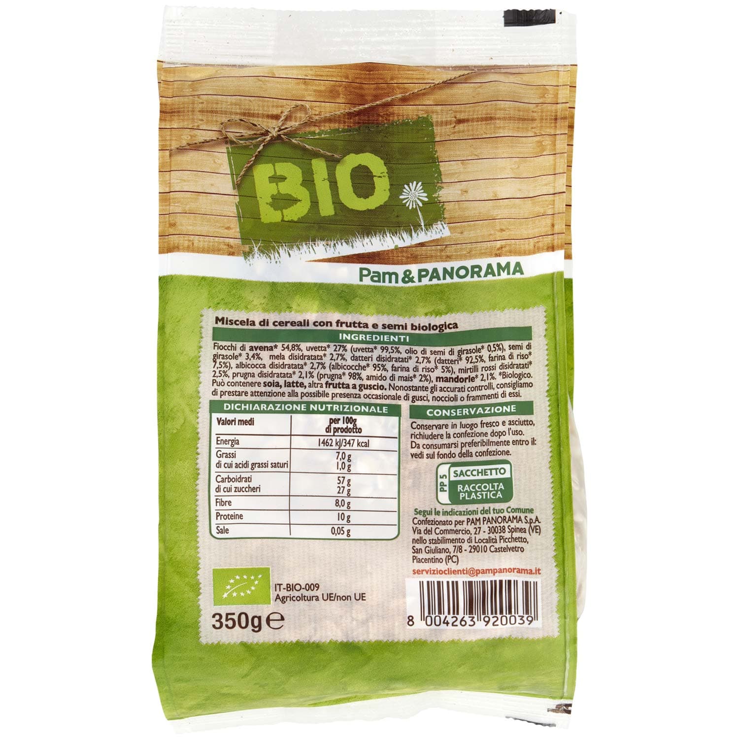 BIO Muesli con frutta e semi 350 g – immagine 5