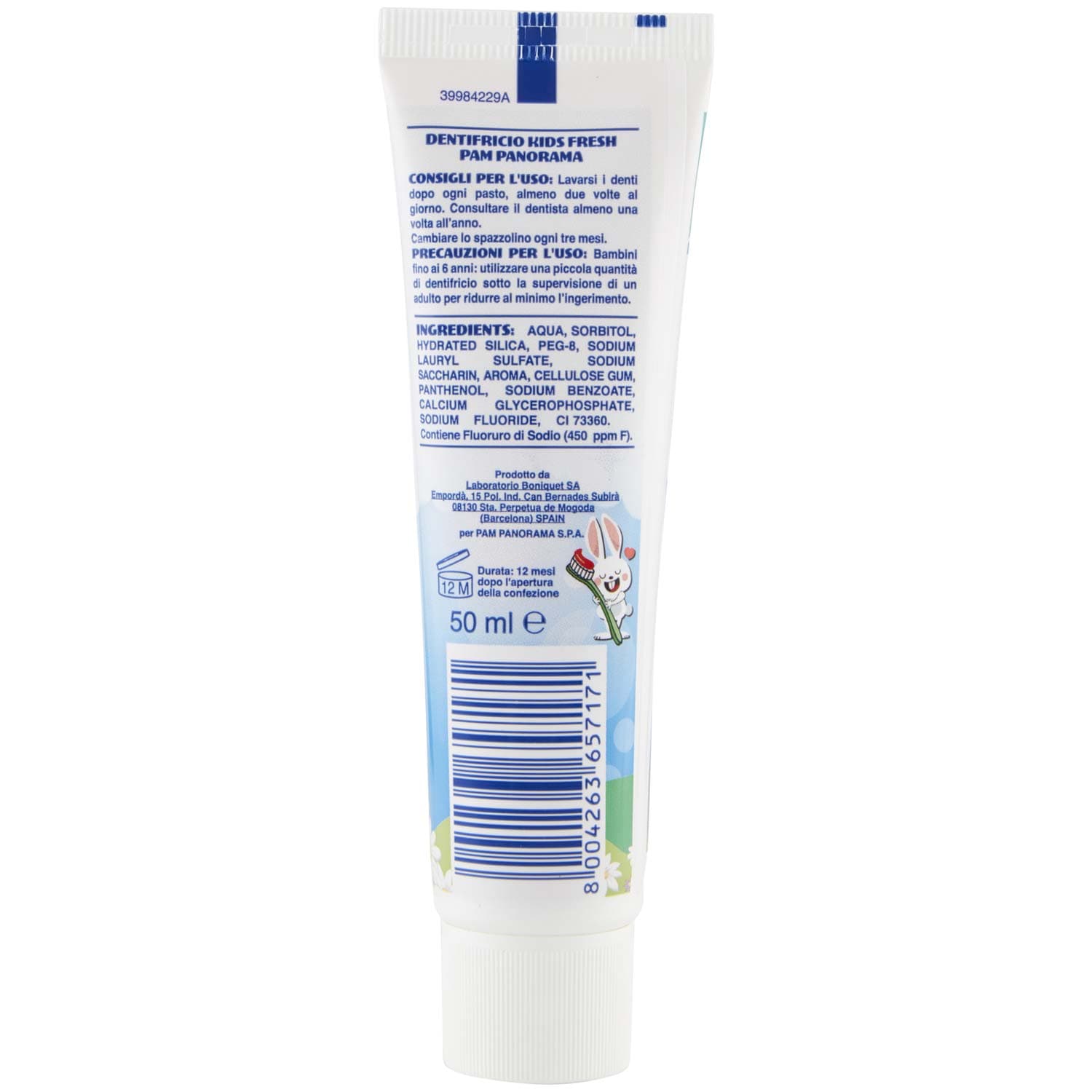 ARKALIA Dentifricio Kids Fresh Gusto Fragola +3 anni 50 ml – immagine 5