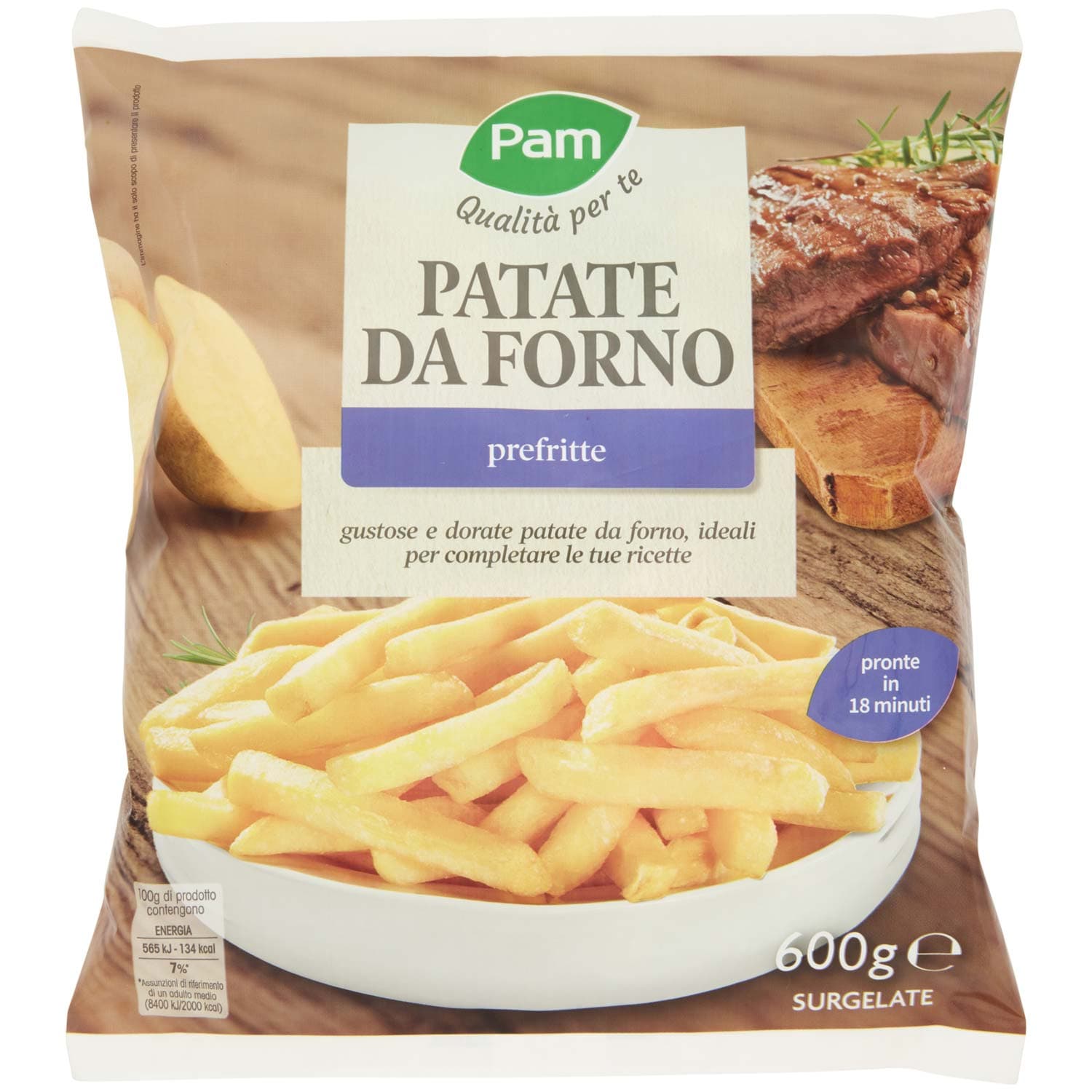 PAM PANORAMA Patate da Forno surgelate 600 g – immagine 3