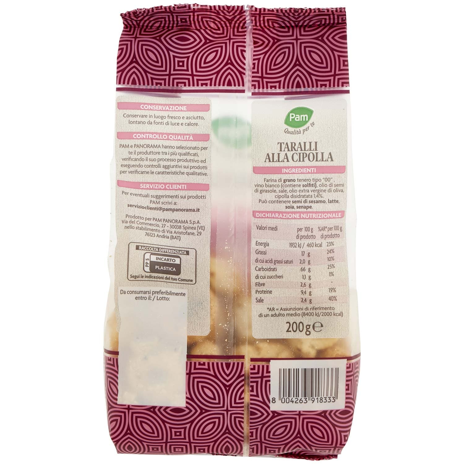 PAM Qualità per te Taralli alla Cipolla 200 g – immagine 5