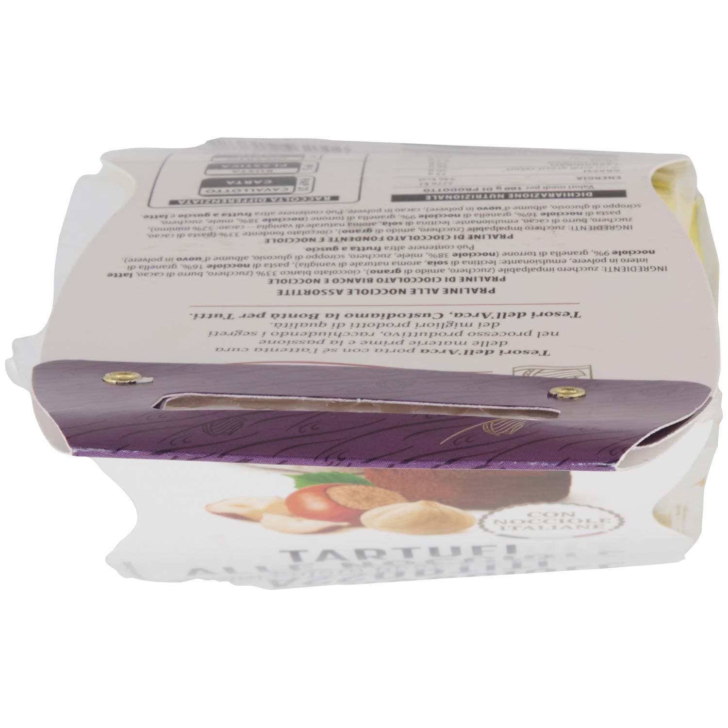 TESORI DELL'ARCA Tartufi alle Nocciole Assortiti di Cioccolato Bianco e Fondente 160 g – immagine 7