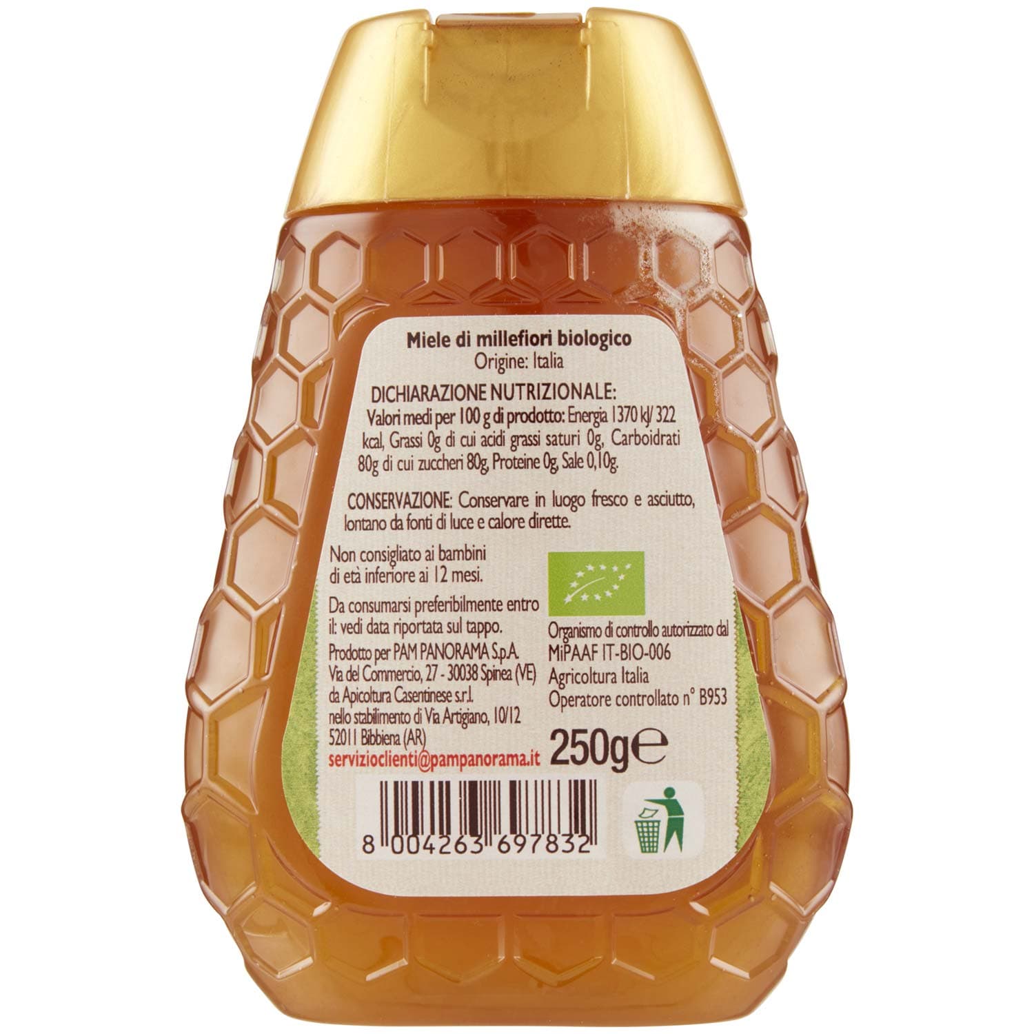 BIO Miele di millefiori Biologico 250 g – immagine 5