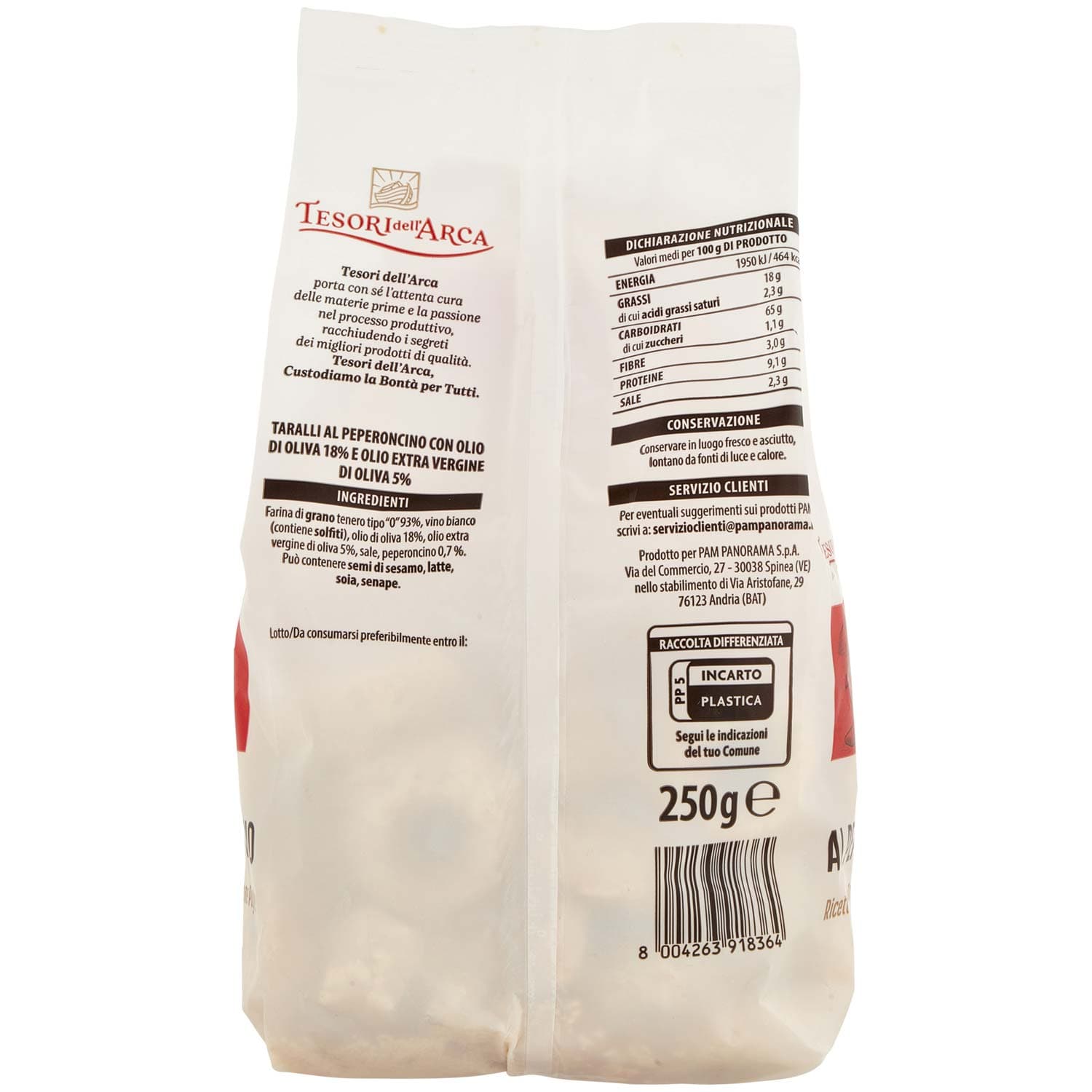 TESORI DELL'ARCA Taralli al Peperoncino 250 g – immagine 5