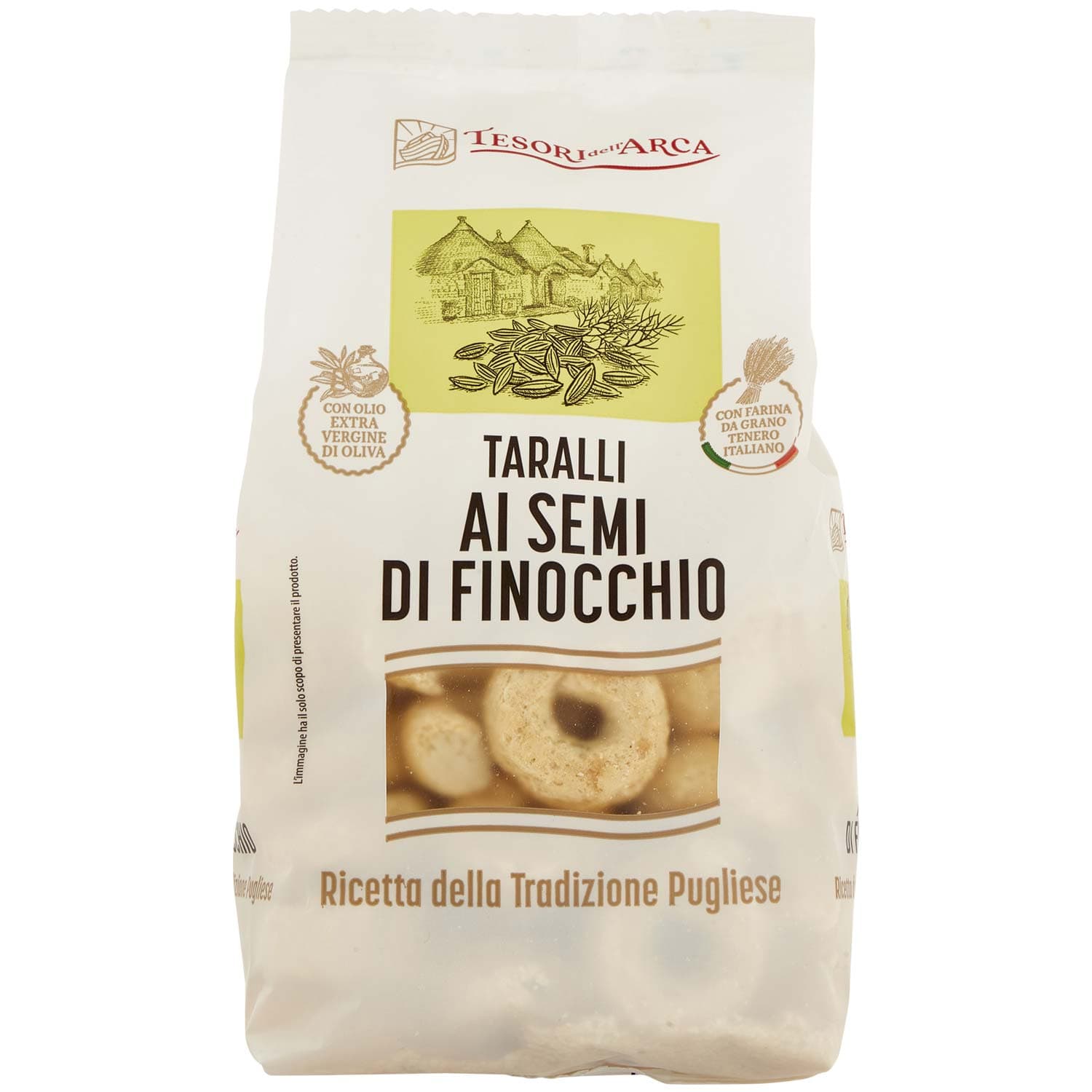TESORI DELL'ARCA Taralli ai Semi di Finocchio 250 g – immagine 3
