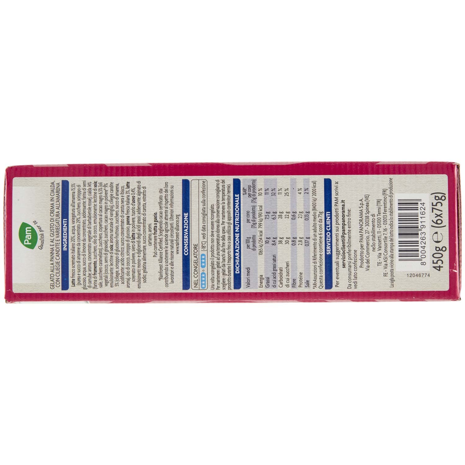 PAM Qualità per te Cono Amarena 6 x 75 g – immagine 7
