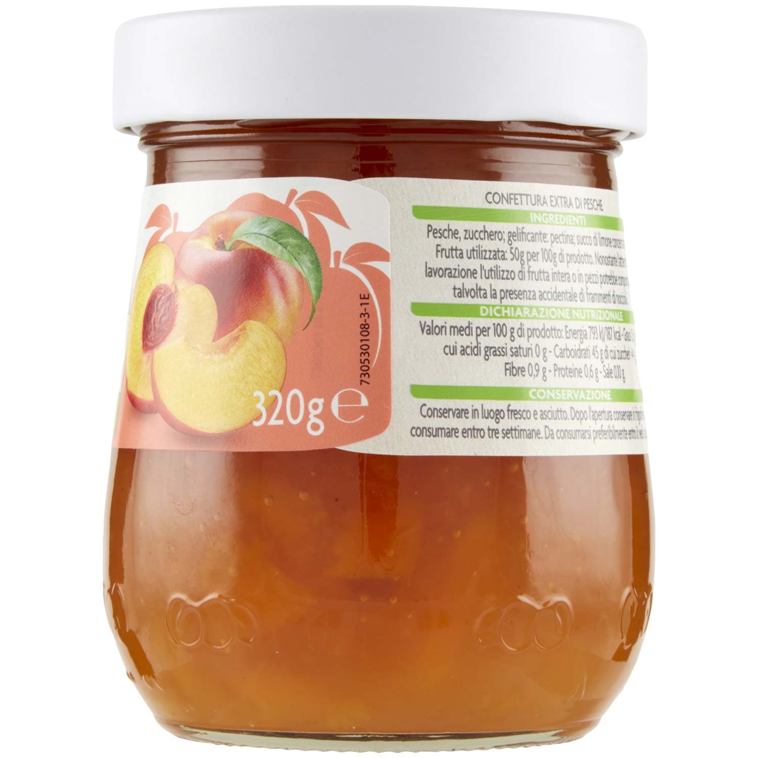 PAM Qualità per te Confettura Extra di pesche 320 g – immagine 6