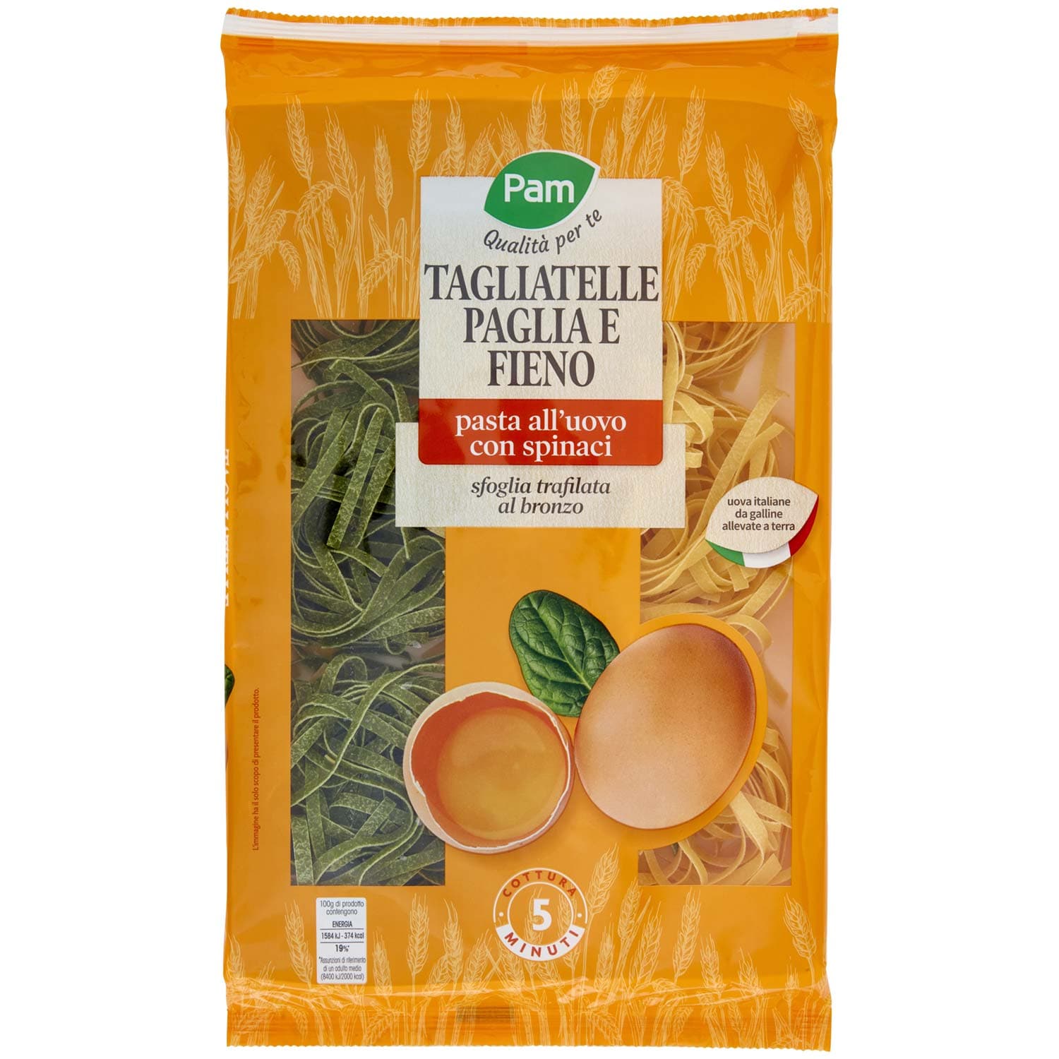 PAM Qualità per te Tagliatelle Paglia e Fieno 250 g – immagine 3