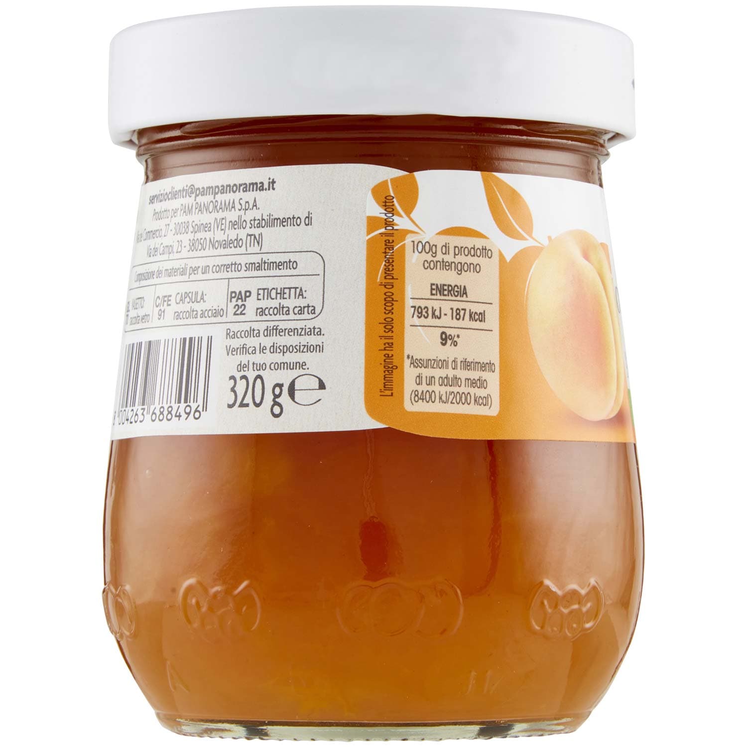 PAM Qualità per te Confettura Extra di albicocche 320 g – immagine 4