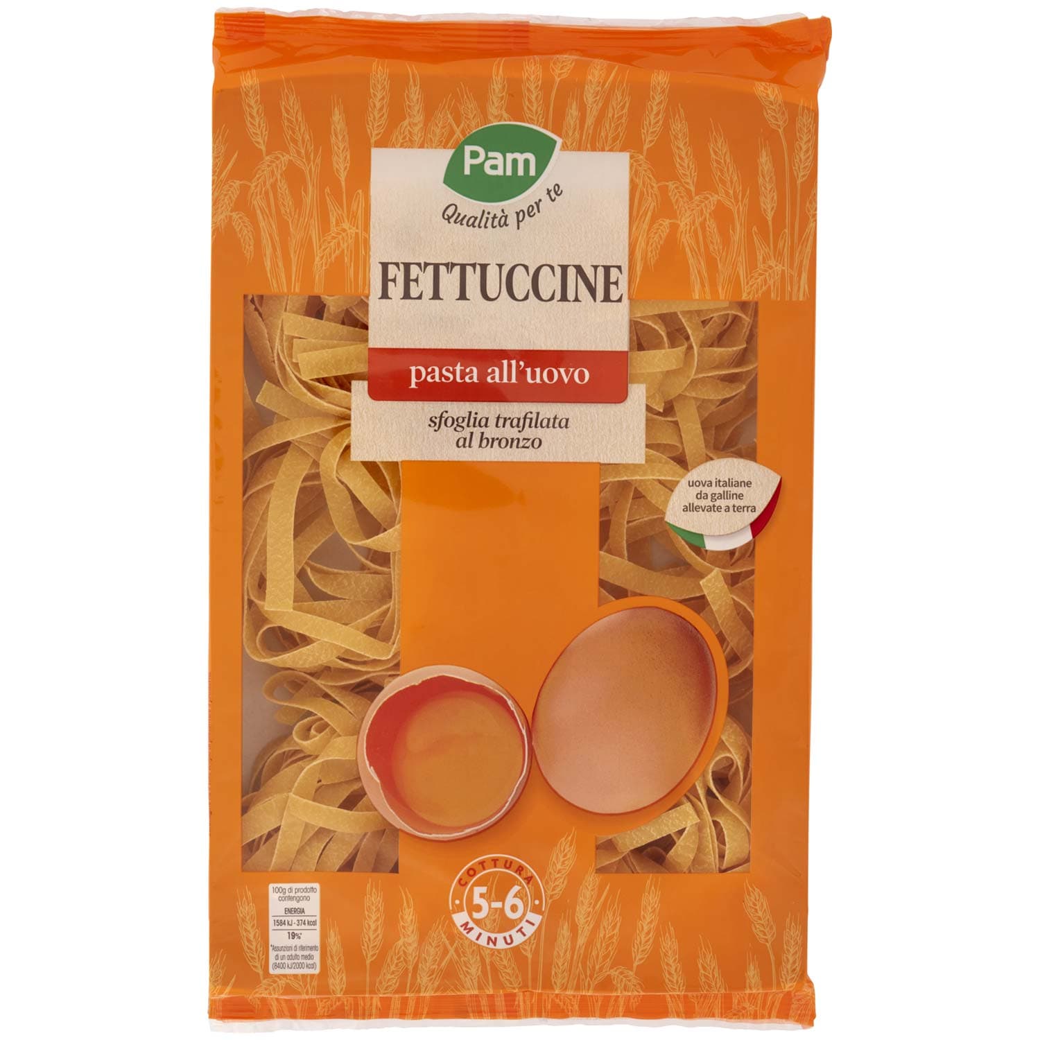 PAM Qualità per te Fettuccine pasta all'uovo 250 g – immagine 3