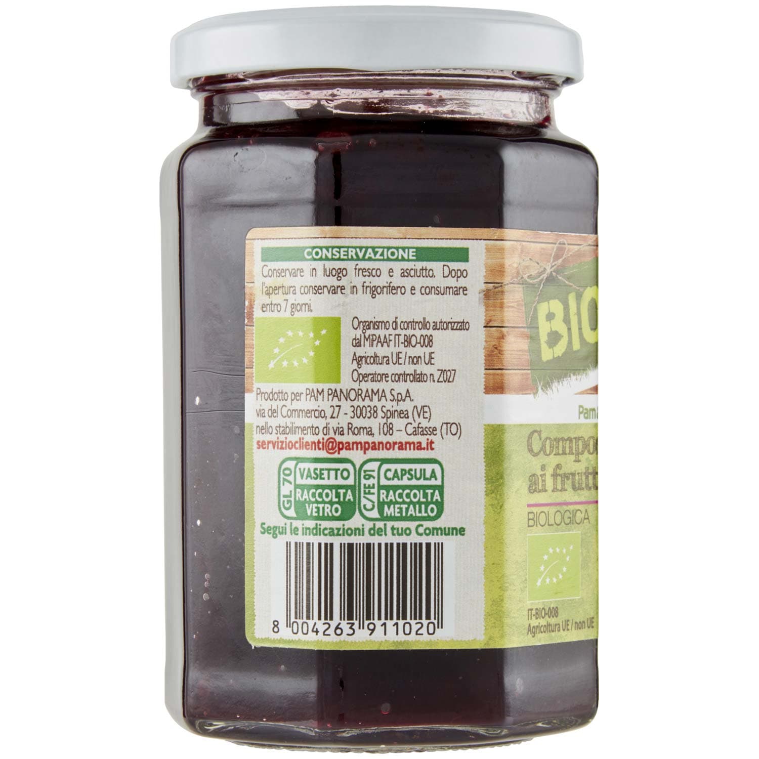 BIO Composta ai frutti di bosco Biologica 320 g – immagine 4