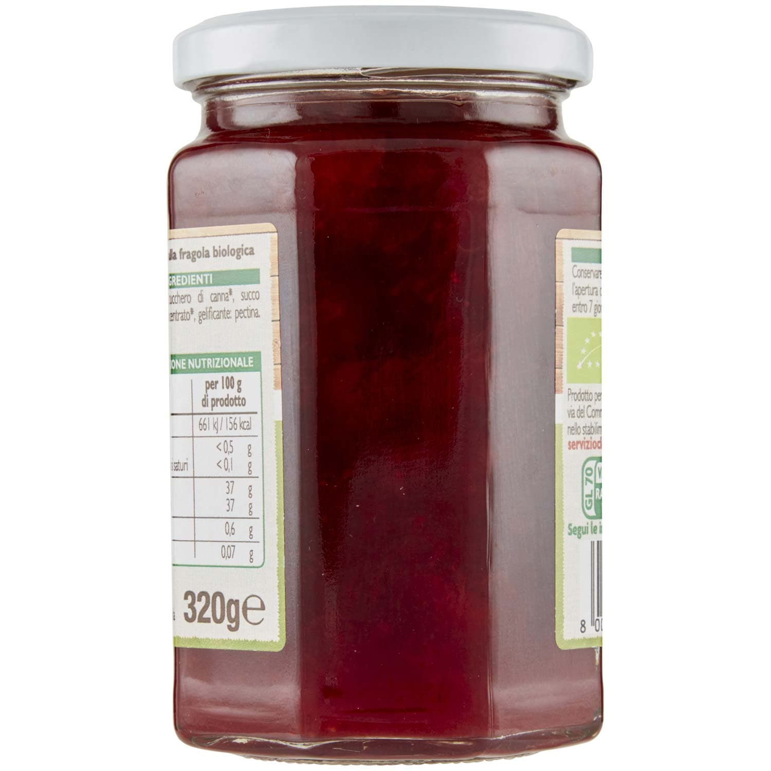 BIO Composta alla fragola Biologica 320 g – immagine 5