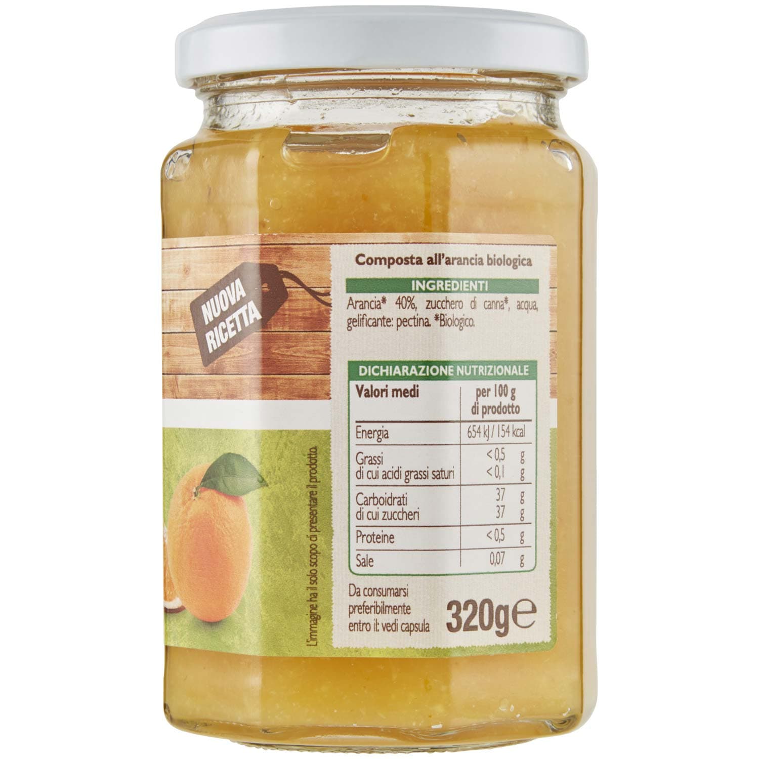 BIO Composta all'arancia Biologica 320 g – immagine 6