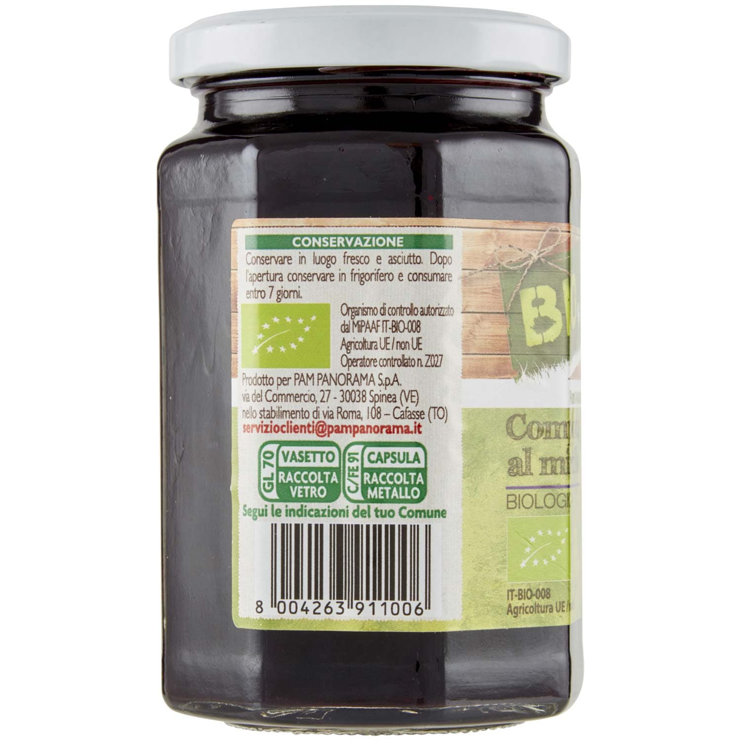 BIO Composta al mirtillo Biologica 320 g – immagine 4