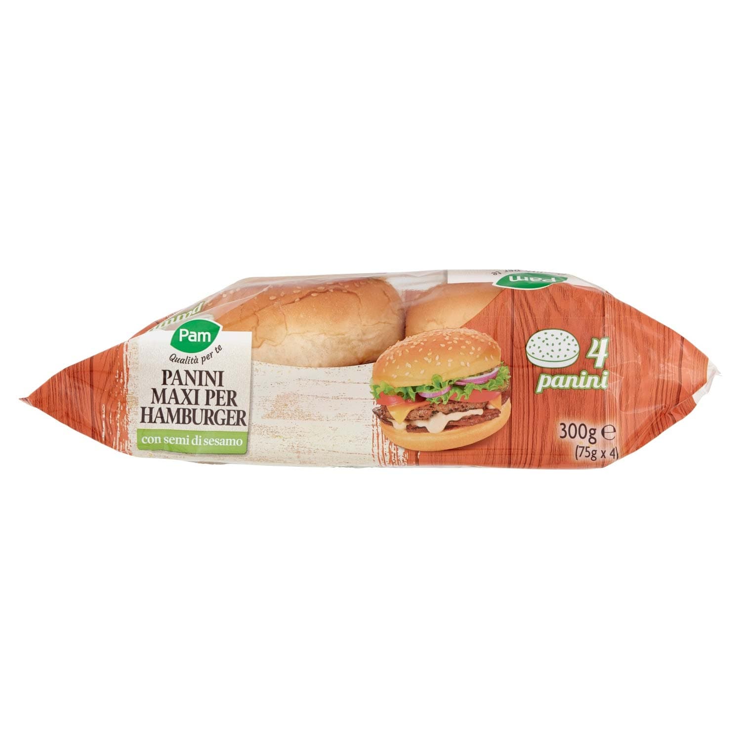 PAM Qualità per te Panini Maxi per Hamburger 4 x 75 g – immagine 7