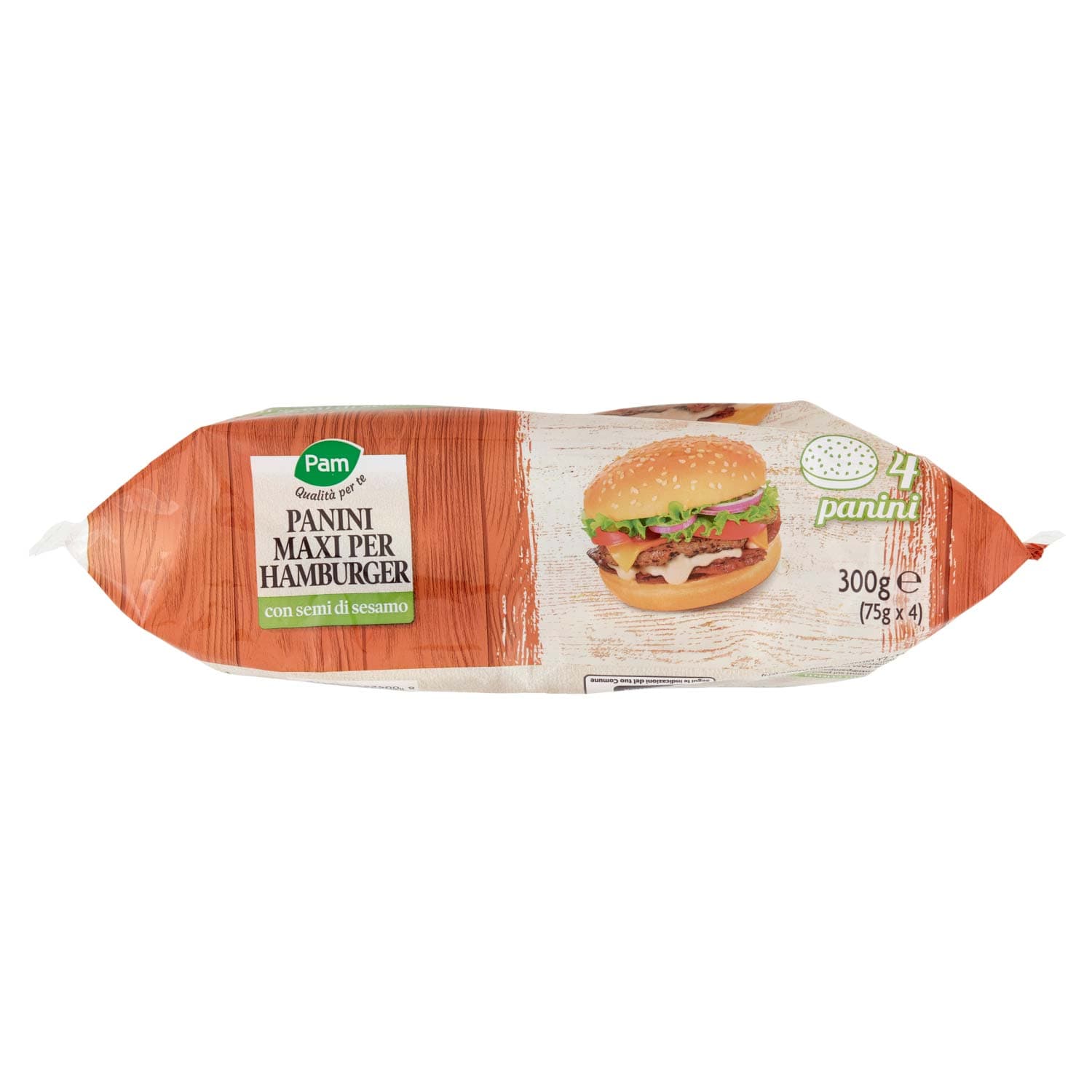 PAM Qualità per te Panini Maxi per Hamburger 4 x 75 g – immagine 8