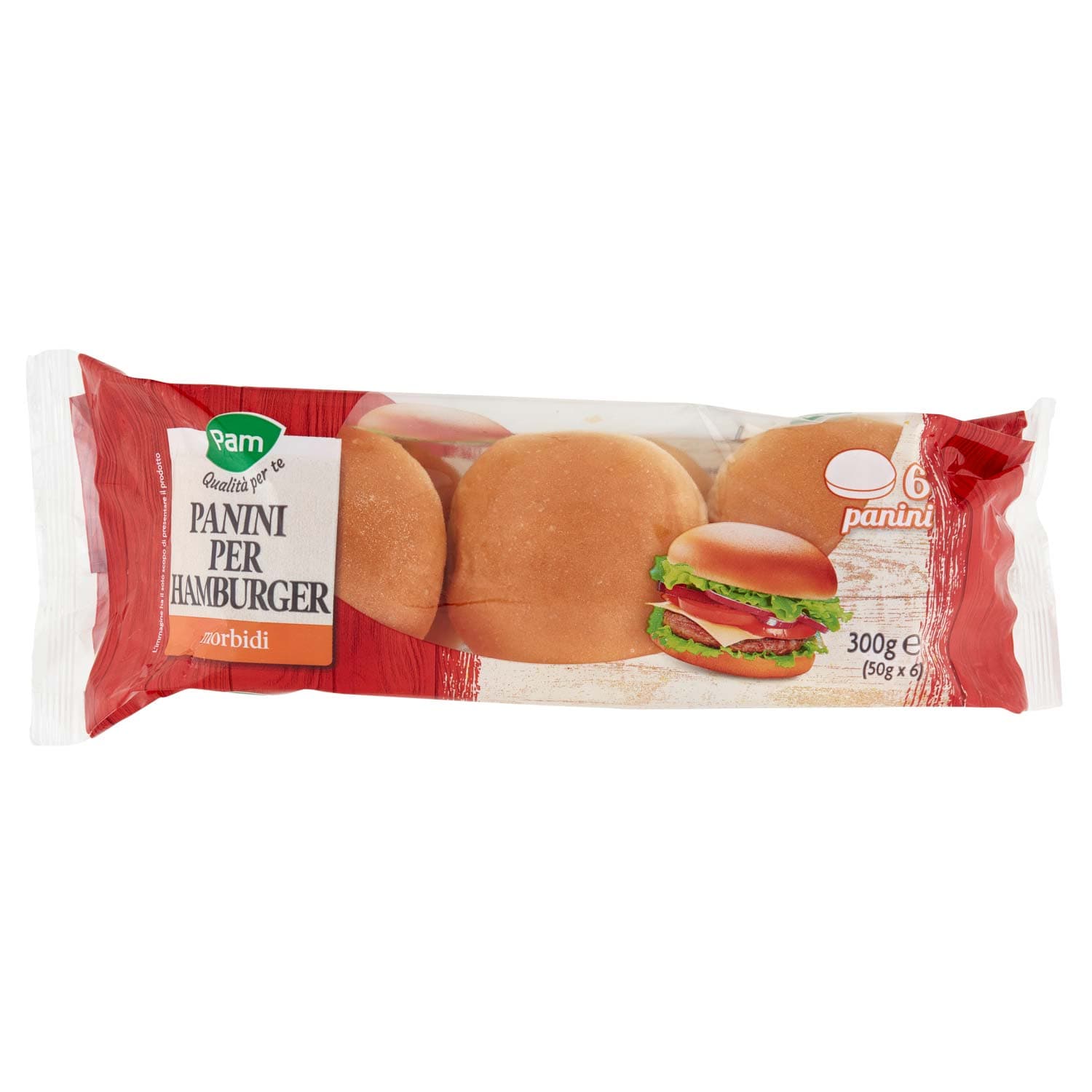 PAM Qualità per te Panini per Hamburger 6 x 50 g – immagine 3