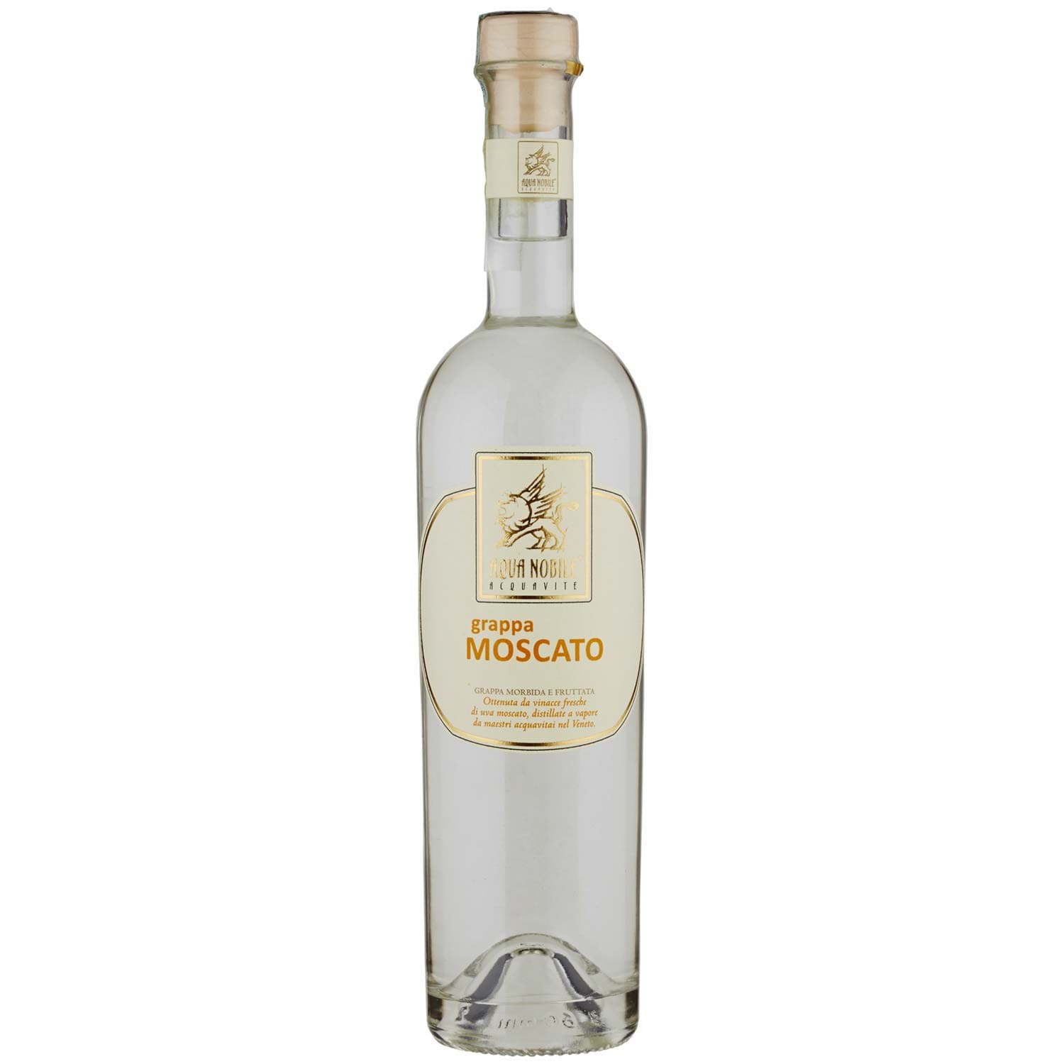 Aqua Nobile Grappa Moscato 50 cl – immagine 3