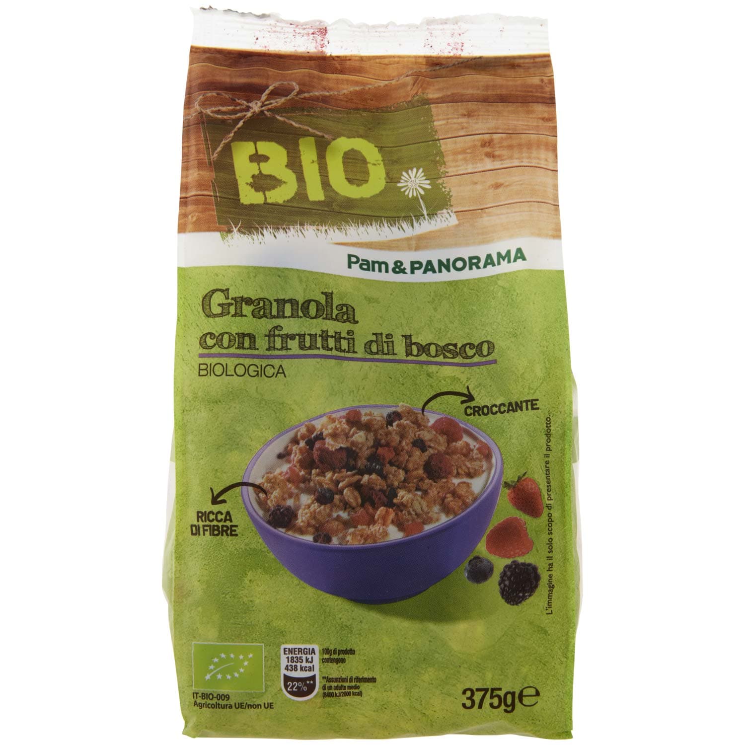 BIO Muesli croccante con frutti di bosco 375 g – immagine 3