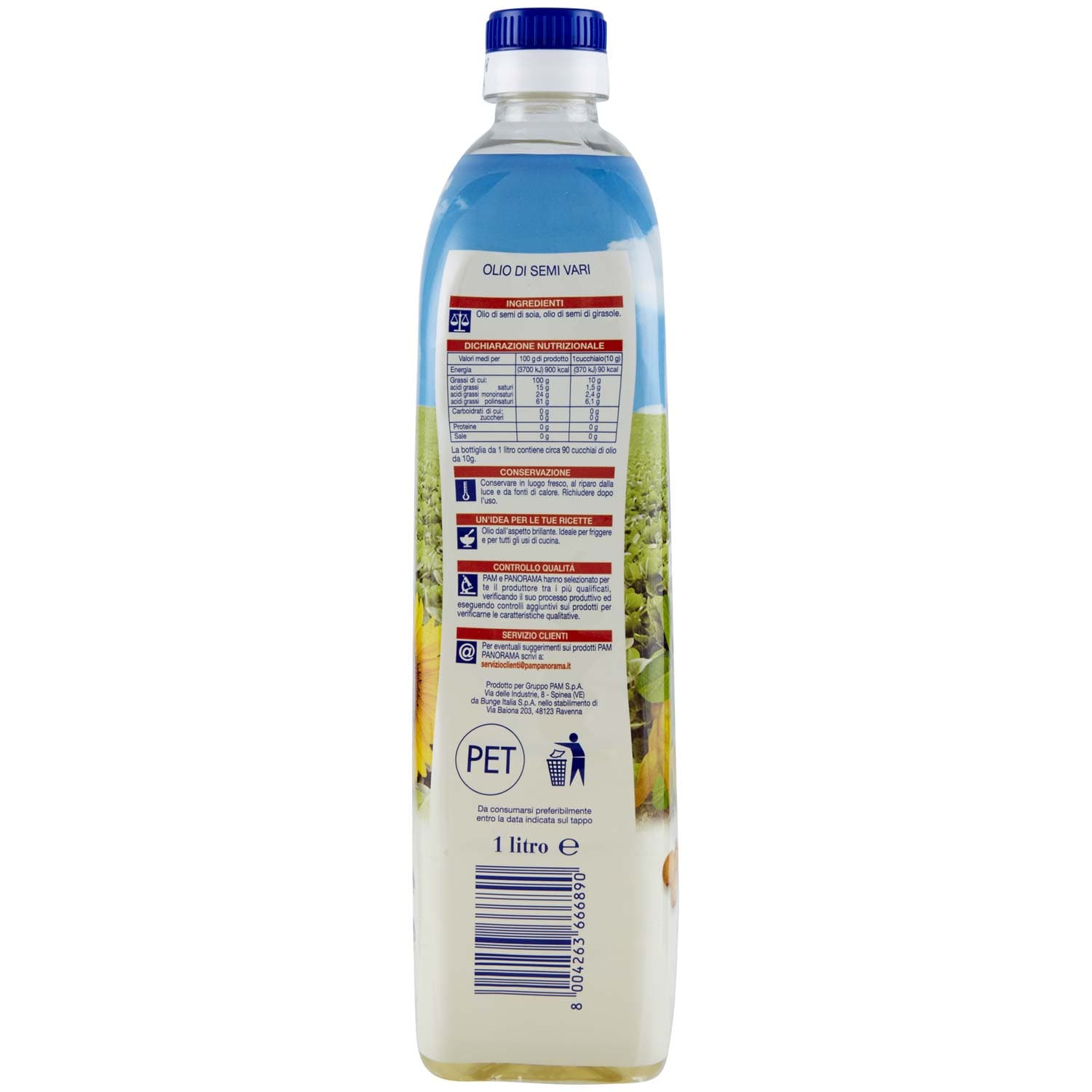 PAM PANORAMA Olio di Semi Vari 1 L – immagine 6