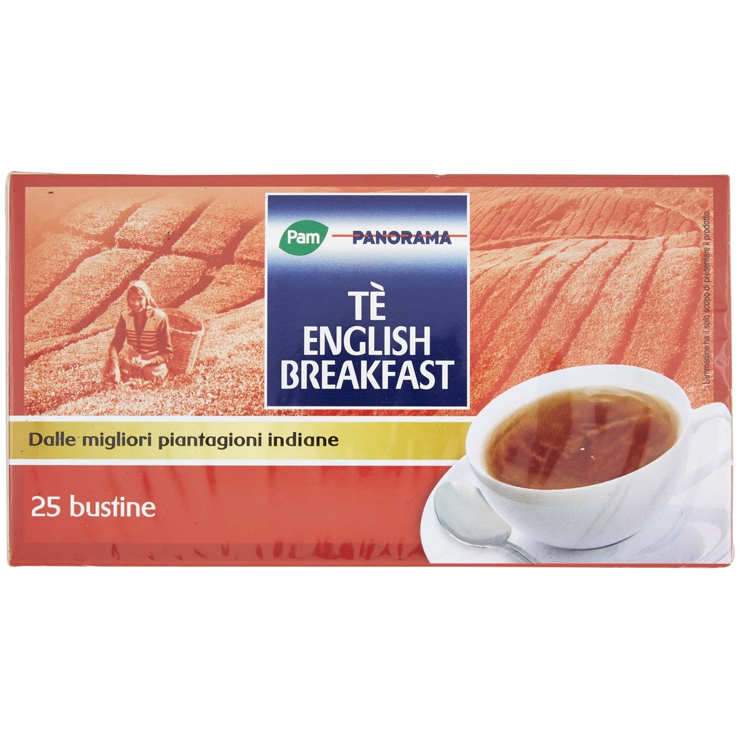 PAM PANORAMA Tè English Breakfast 50g (2g x 25) – immagine 3