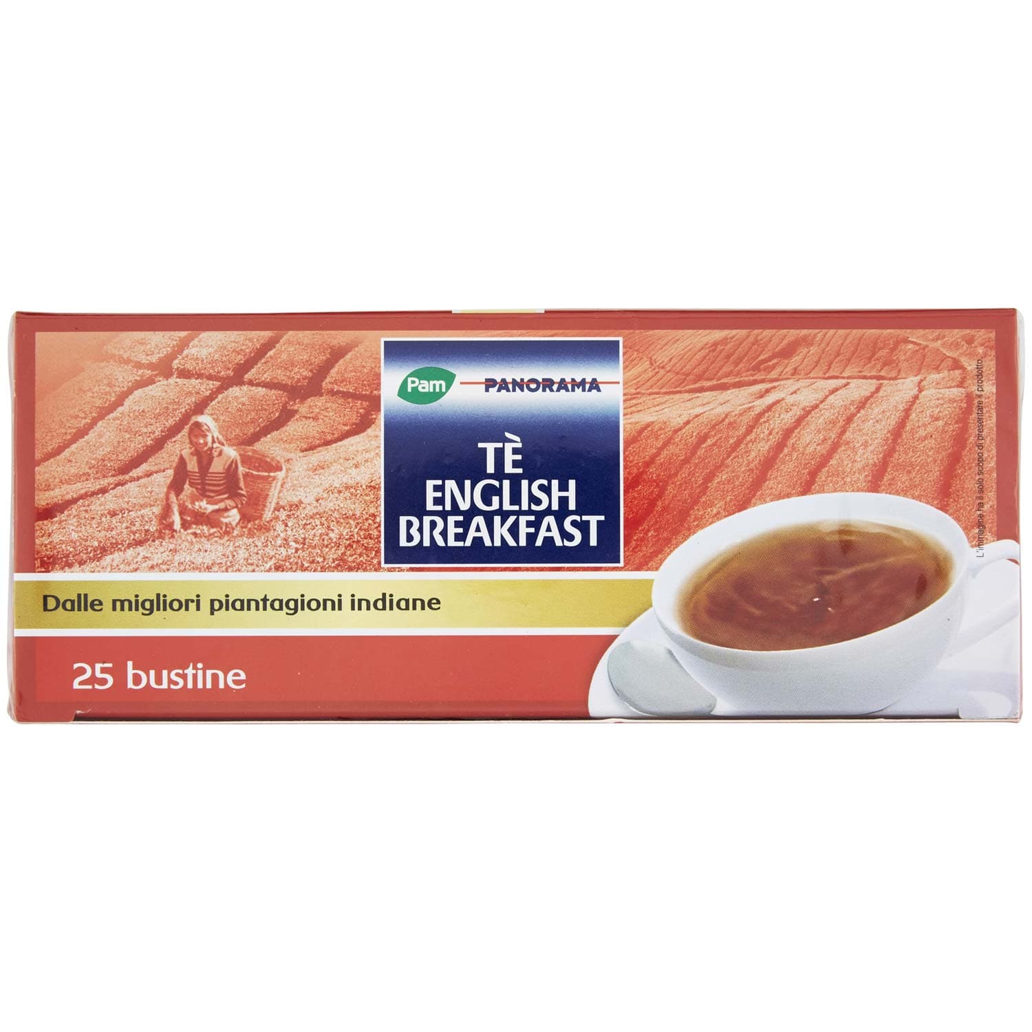 PAM PANORAMA Tè English Breakfast 50g (2g x 25) – immagine 7