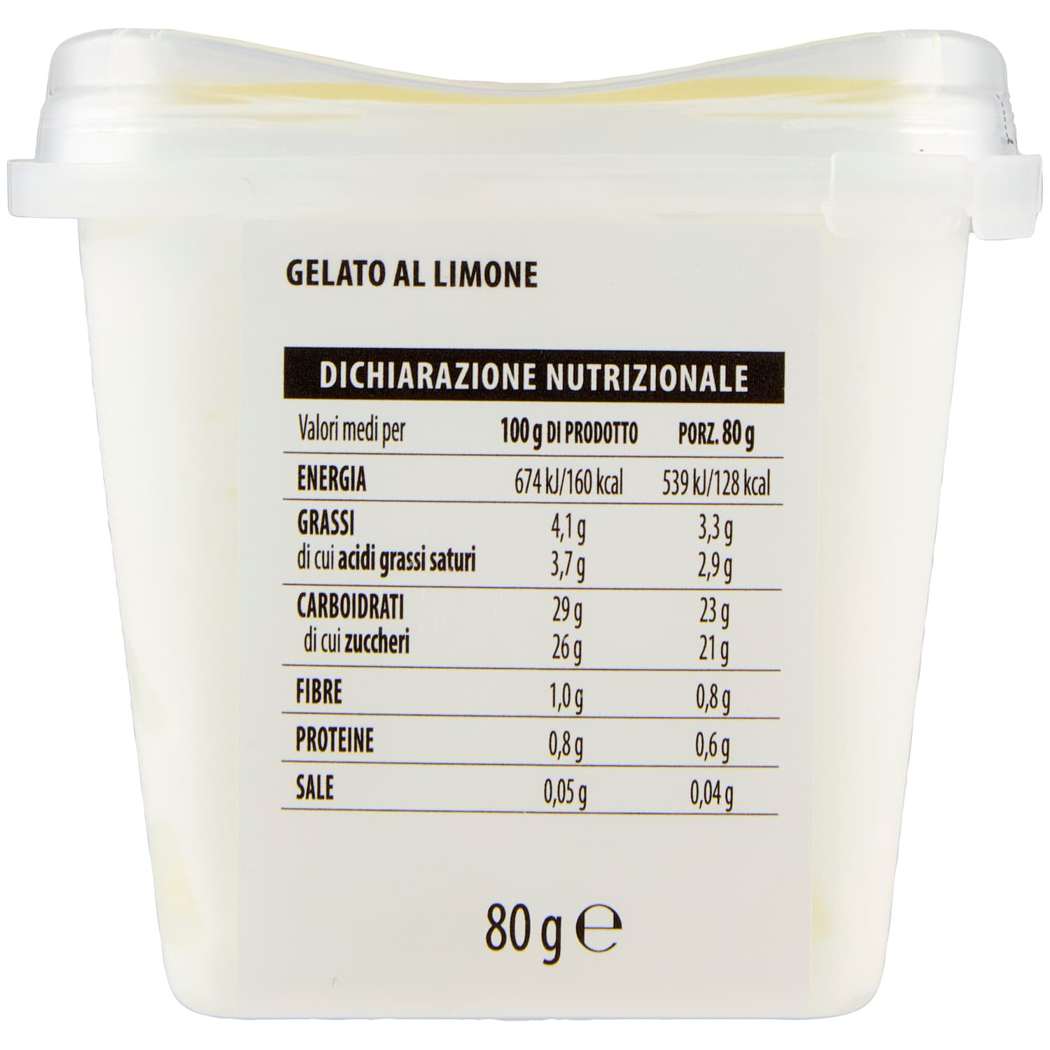 TESORI DELL'ARCA Gelato Limone 80 g – immagine 4