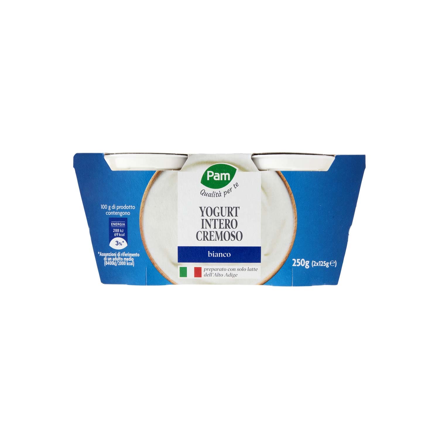 PAM PANORAMA Yogurt intero Cremoso Bianco 250g (125g x 2) – immagine 3