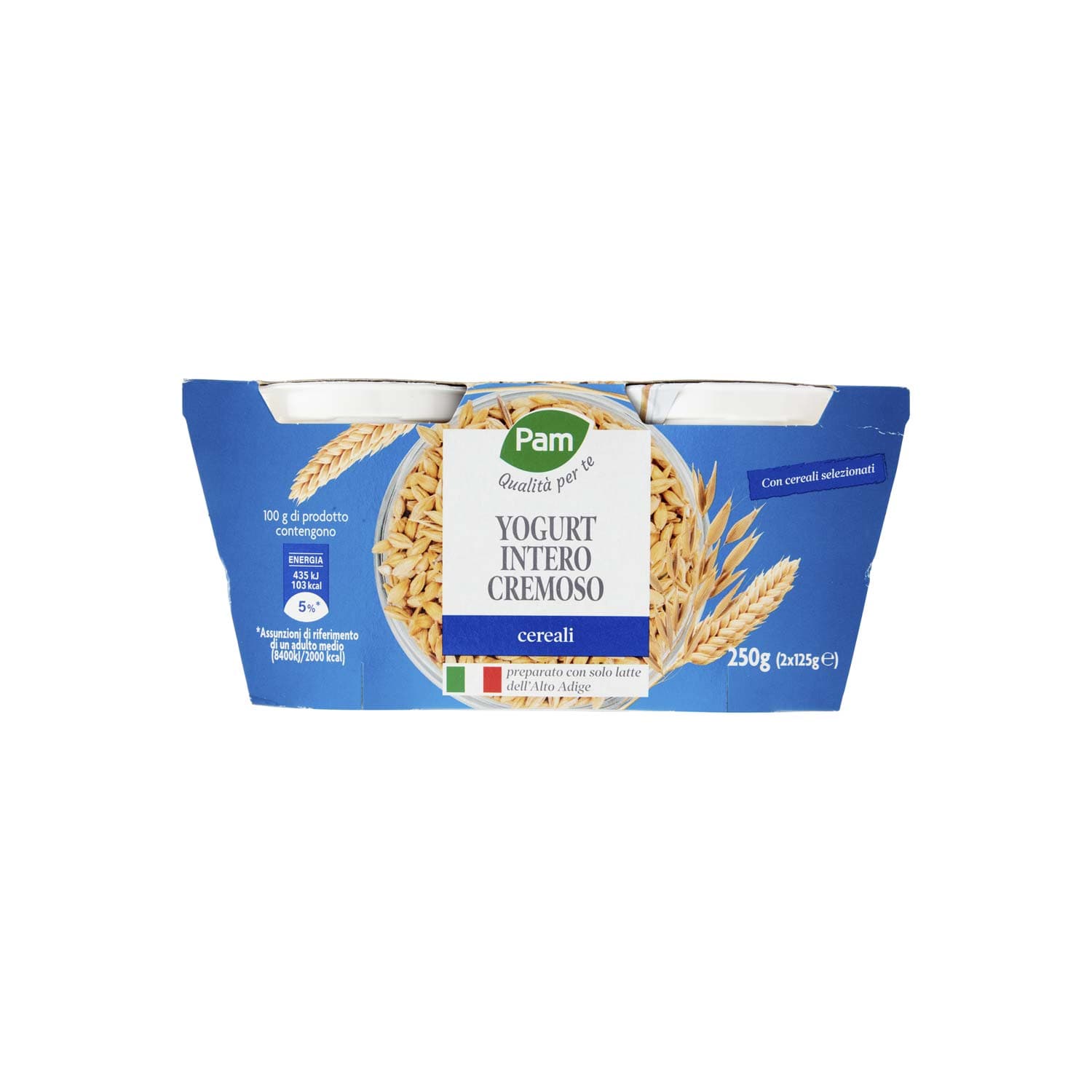 PAM PANORAMA Yogurt intero Cremoso ai Cereali 250g (125g x 2) – immagine 3