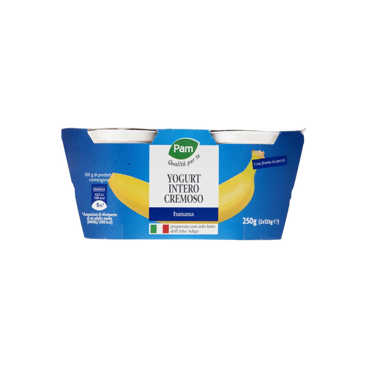 PAM PANORAMA Yogurt intero Cremoso alla Banana 250g (125g x2) – immagine 5