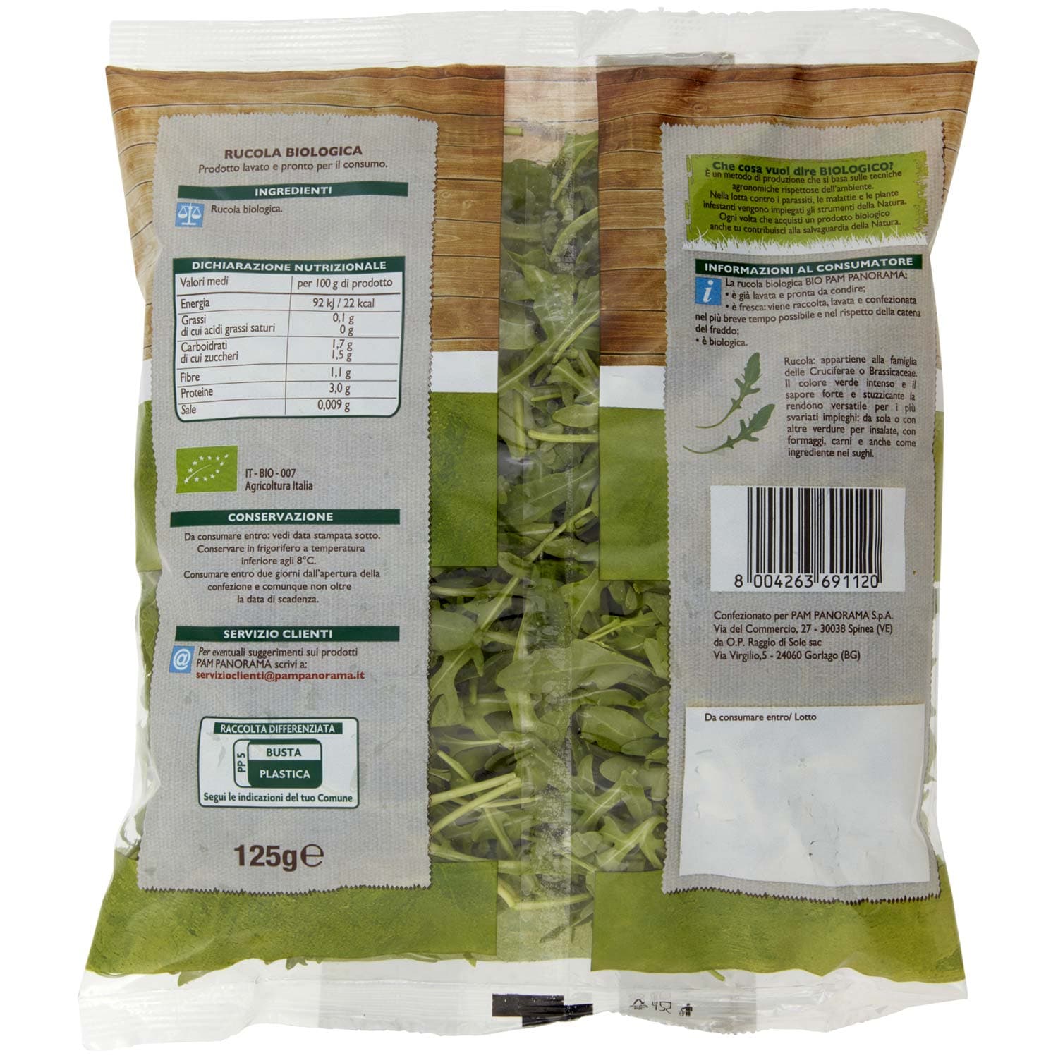 BIO Rucola Biologica 125 g – immagine 5