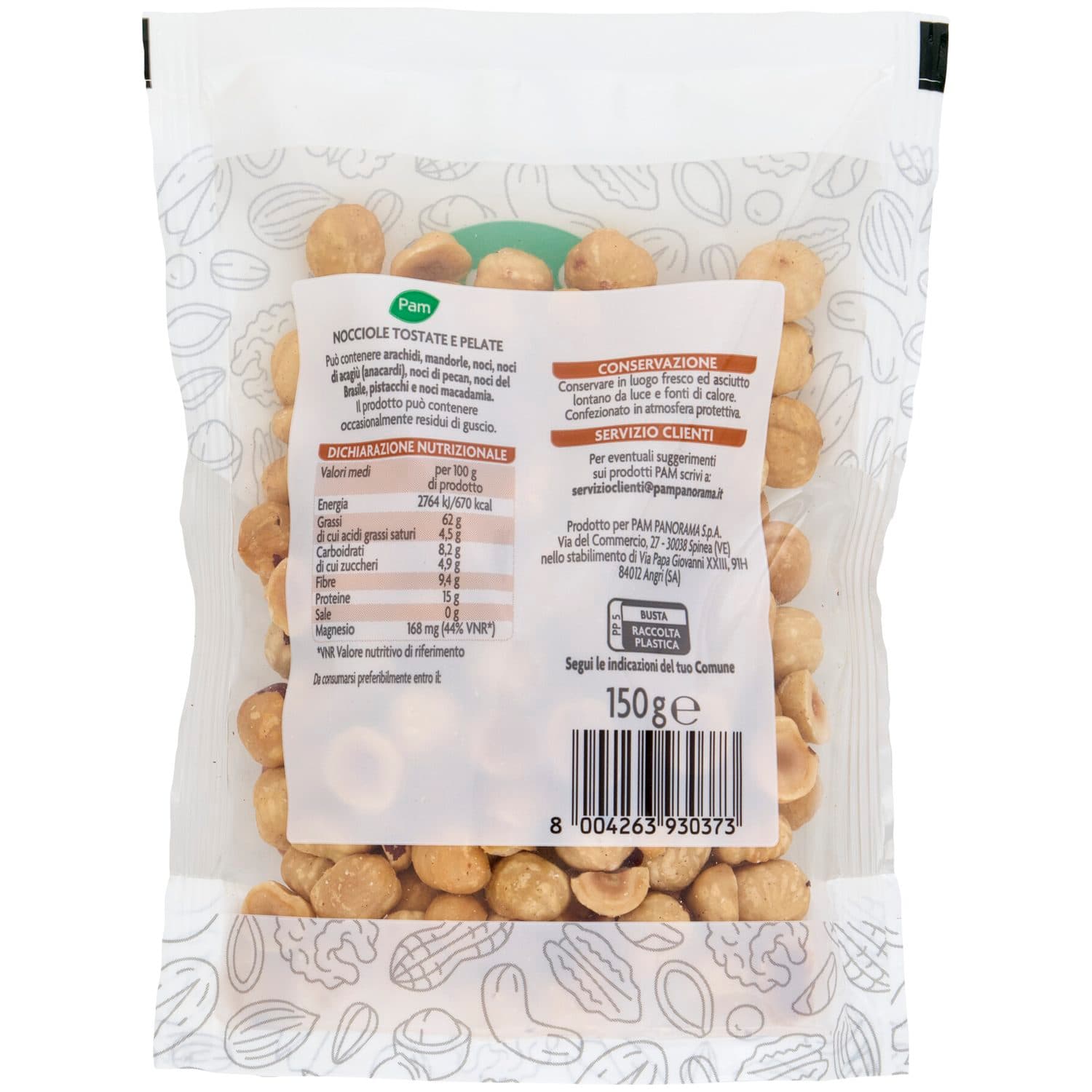 PAM Nocciole Tostate e Pelate 150 g – immagine 5