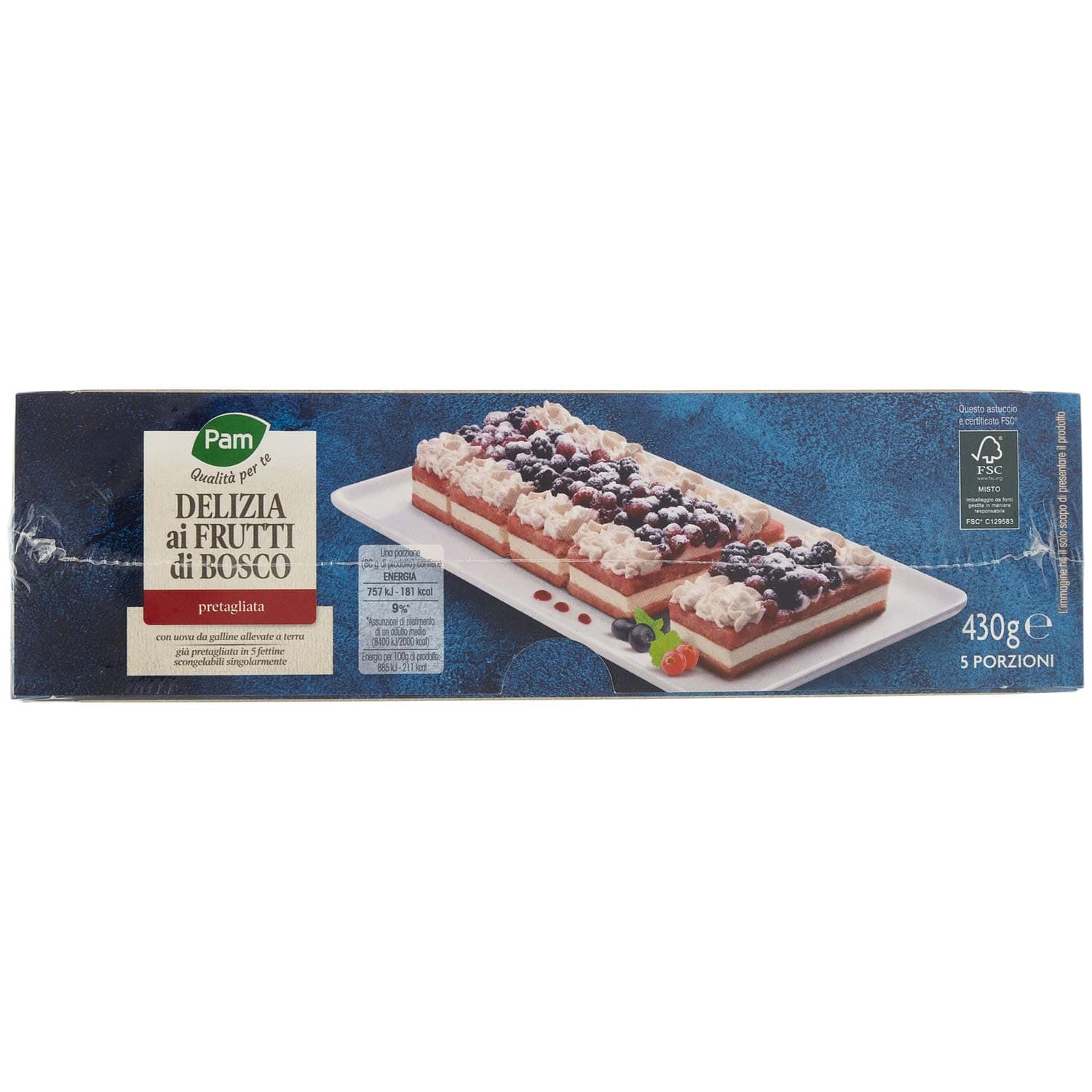 PAM Qualità per te Delizia ai Frutti di Bosco pretagliata 430 g – immagine 8