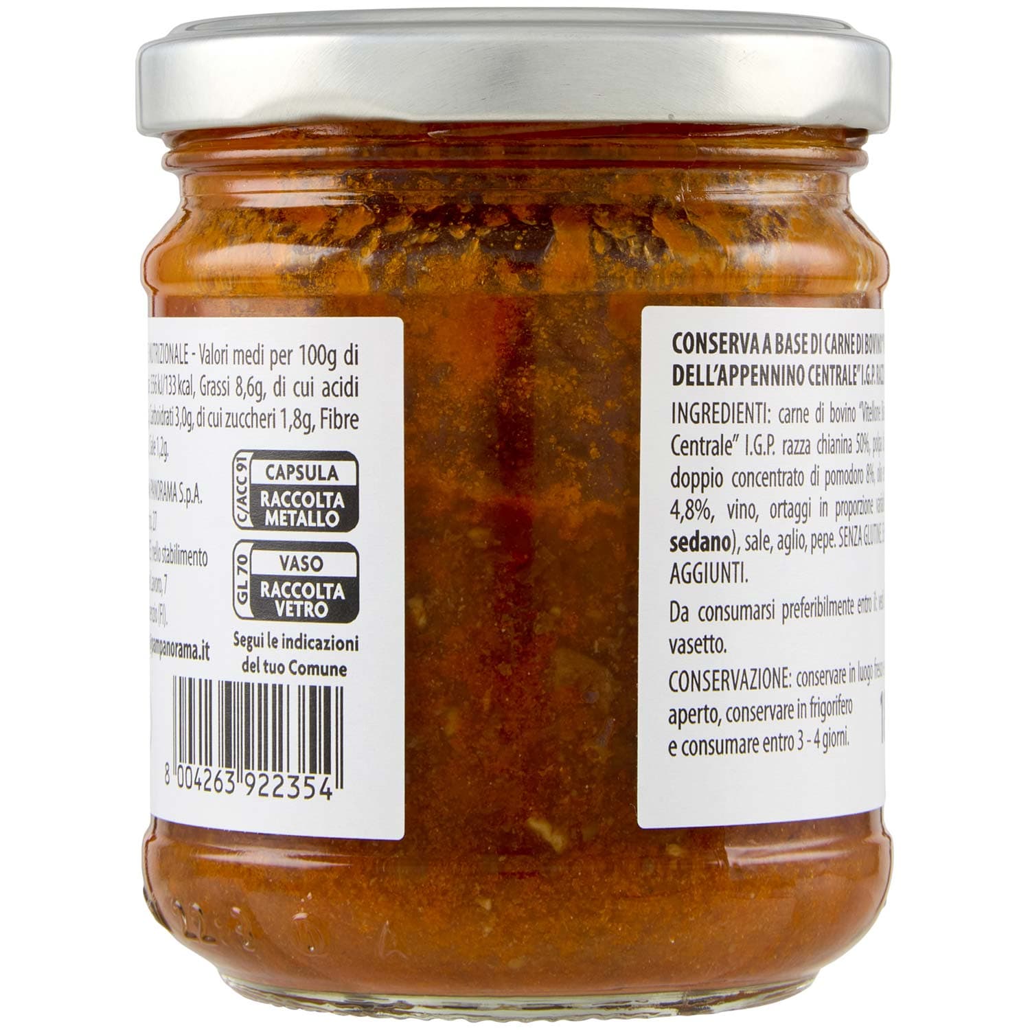 TESORI DELL'ARCA Ragù di Carne Chianina 180 g – immagine 5