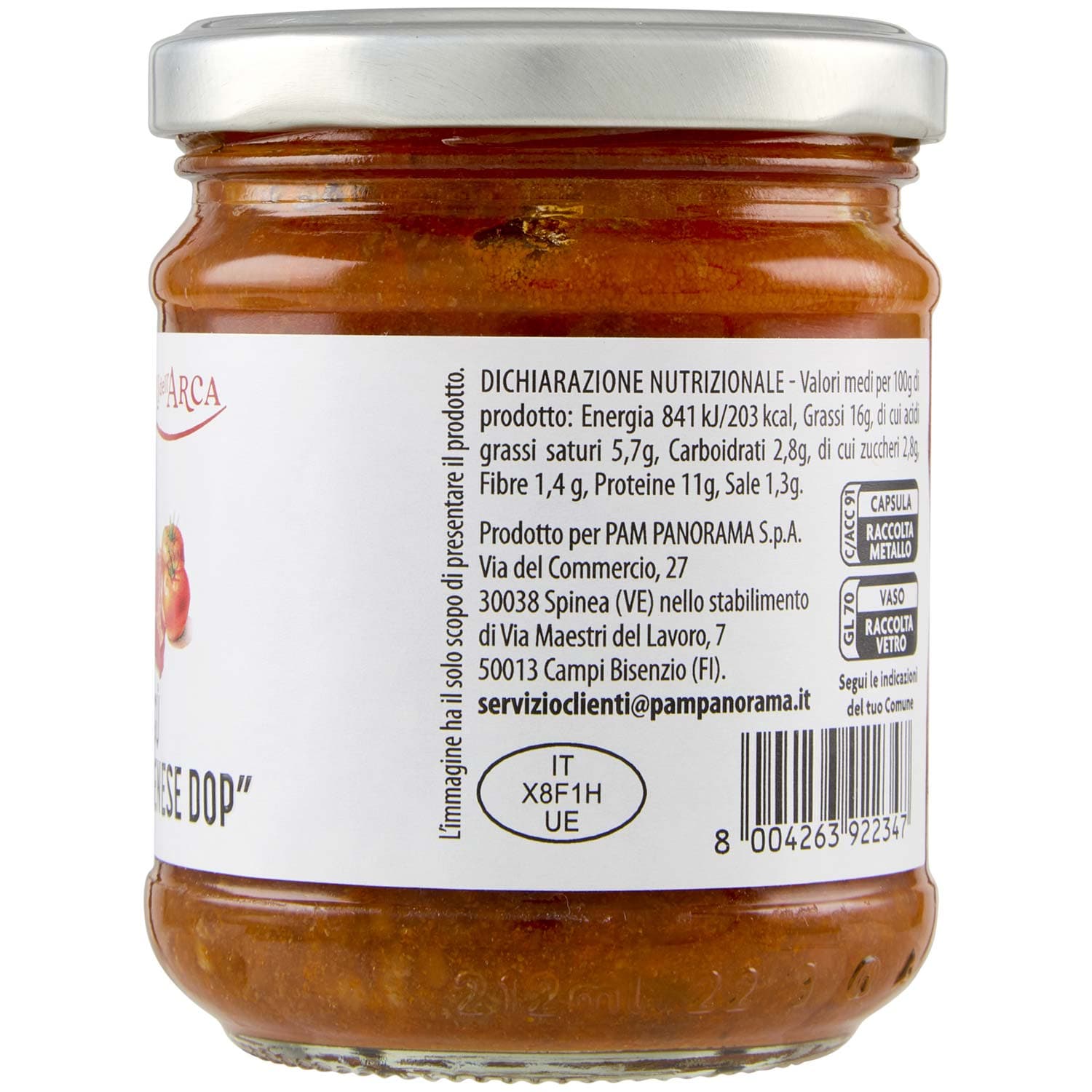 TESORI DELL'ARCA Ragù con "Cinta Senese DOP" 180 g – immagine 6