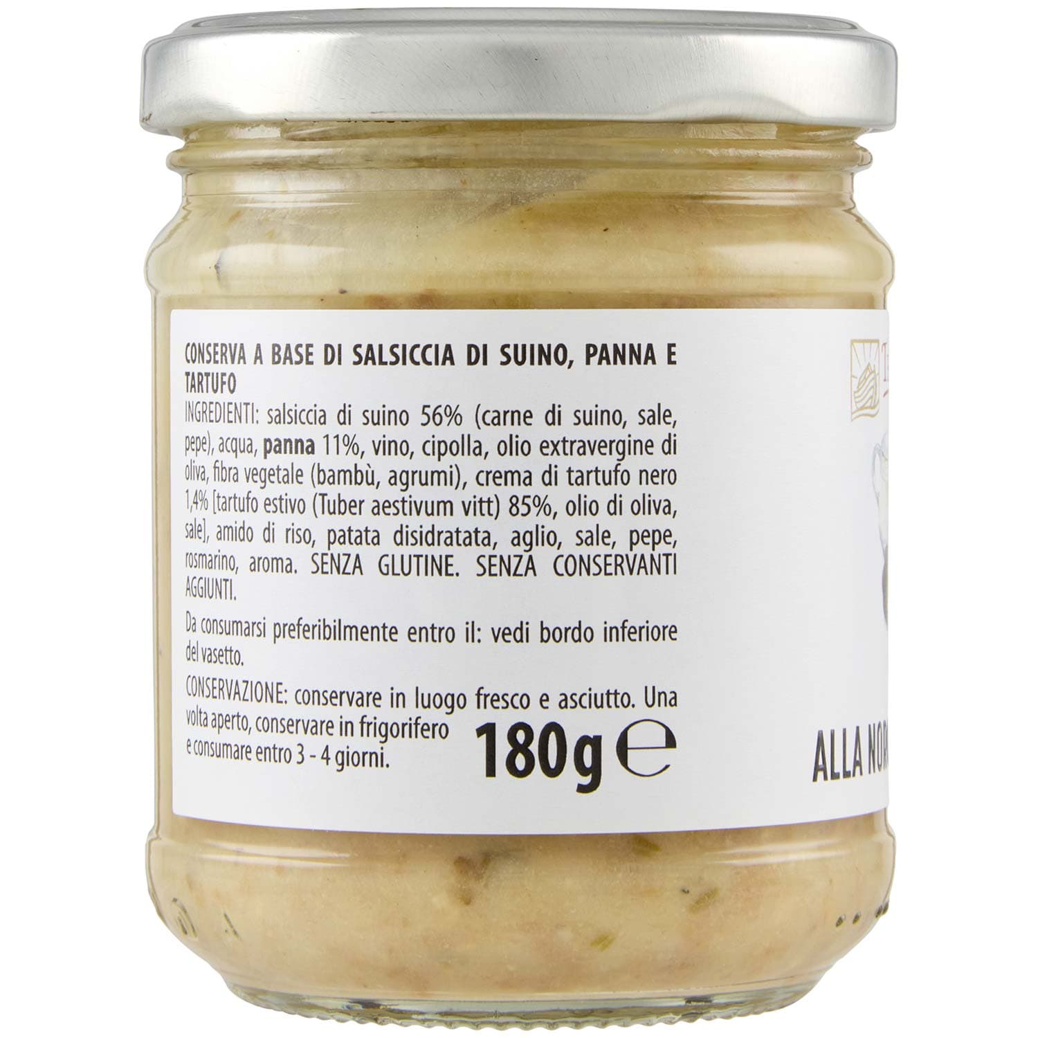 TESORI DELL'ARCA Sugo alla Norcina con Tartufo 180 g – immagine 4