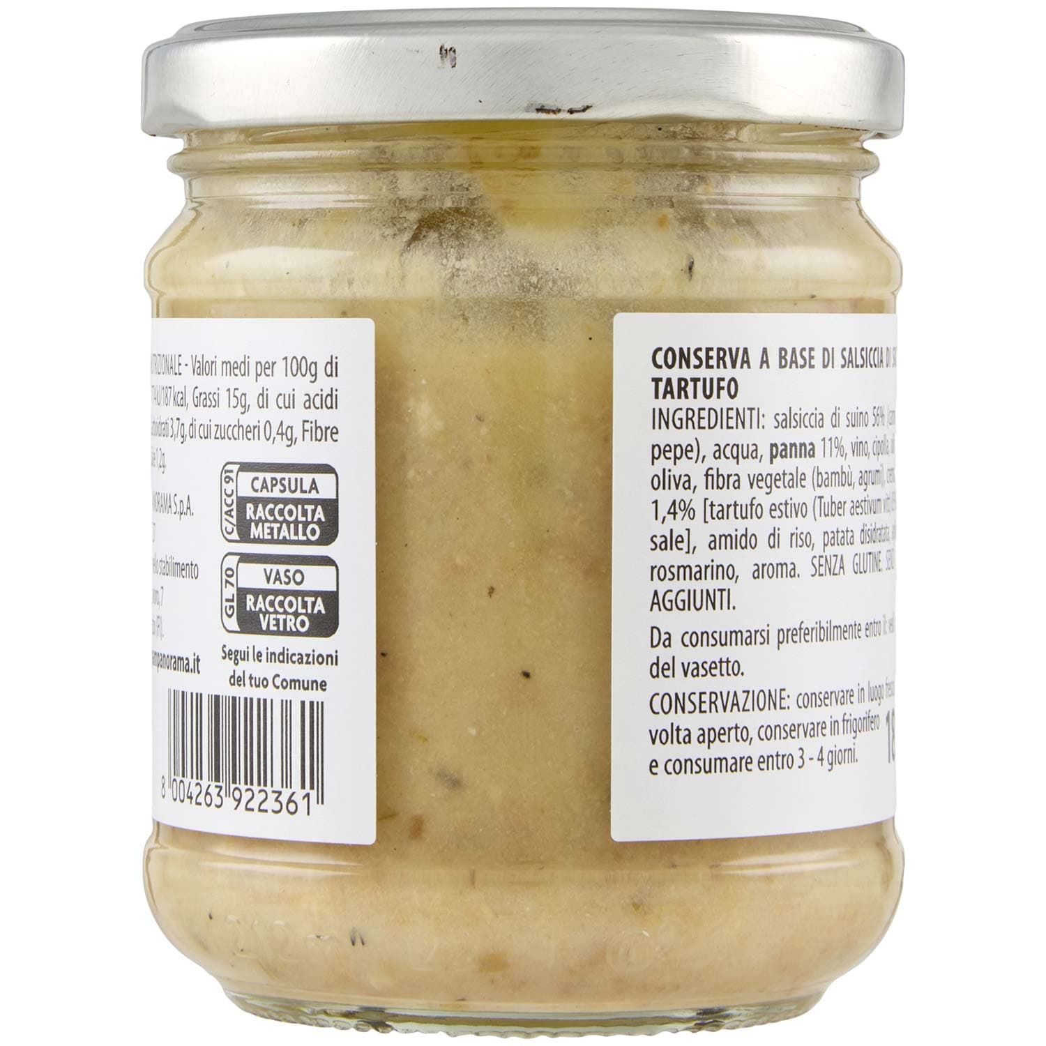 TESORI DELL'ARCA Sugo alla Norcina con Tartufo 180 g – immagine 5