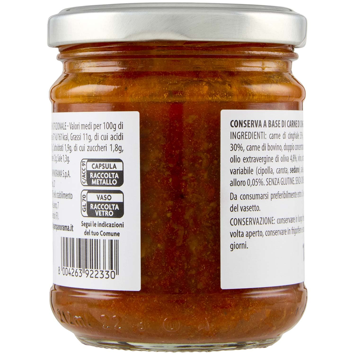 TESORI DELL'ARCA Ragù di Cinghiale 180 g – immagine 5