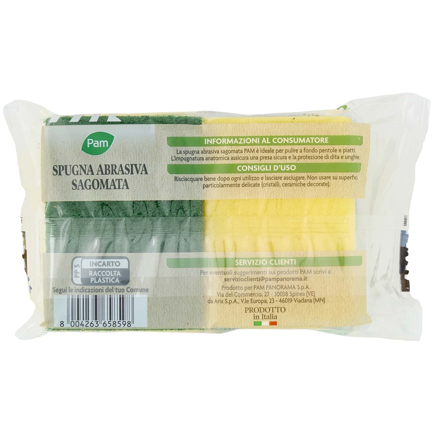 PAM Spugna Abrasiva Sagomata 2 pz – immagine 5