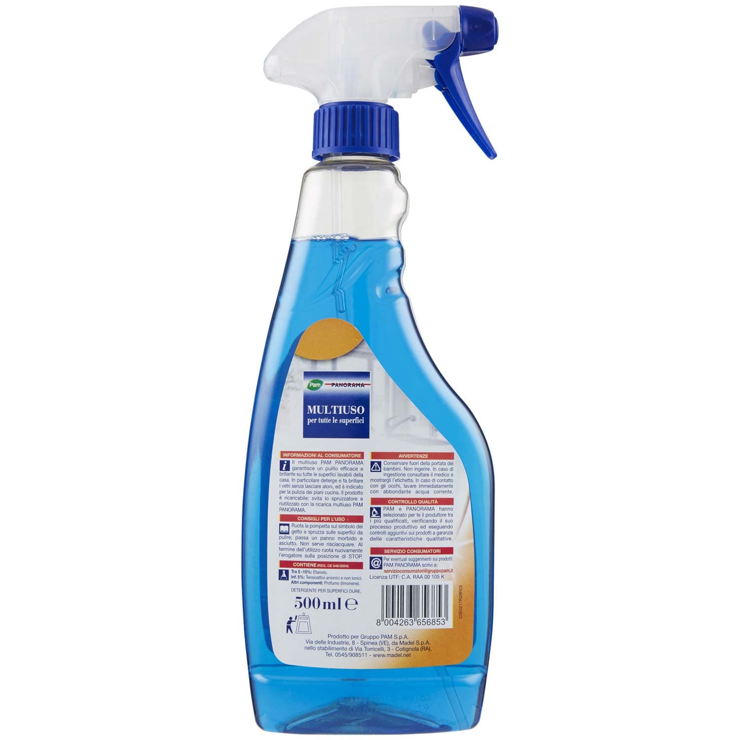 PAM PANORAMA Multiuso per tutte le superfici 500 ml – immagine 5