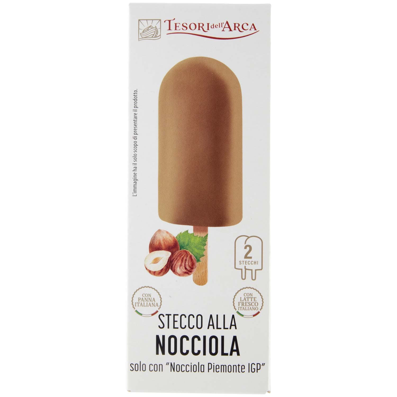 TESORI DELL'ARCA Stecco alla Nocciola solo con "Nocciola Piemonte IGP" 2 x 70 g – immagine 3