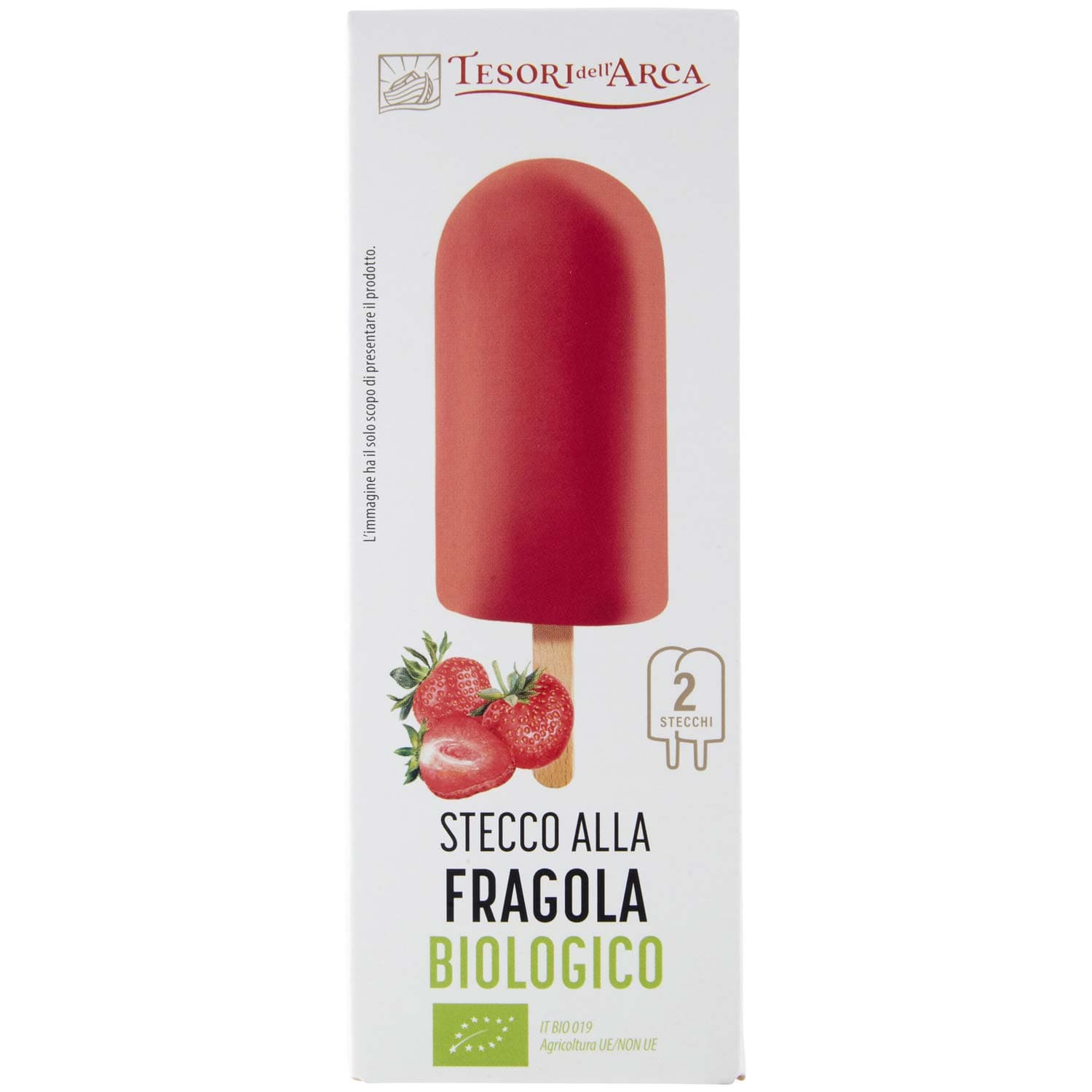 TESORI DELL'ARCA Stecco alla Fragola Biologico 2 x 70 g – immagine 3