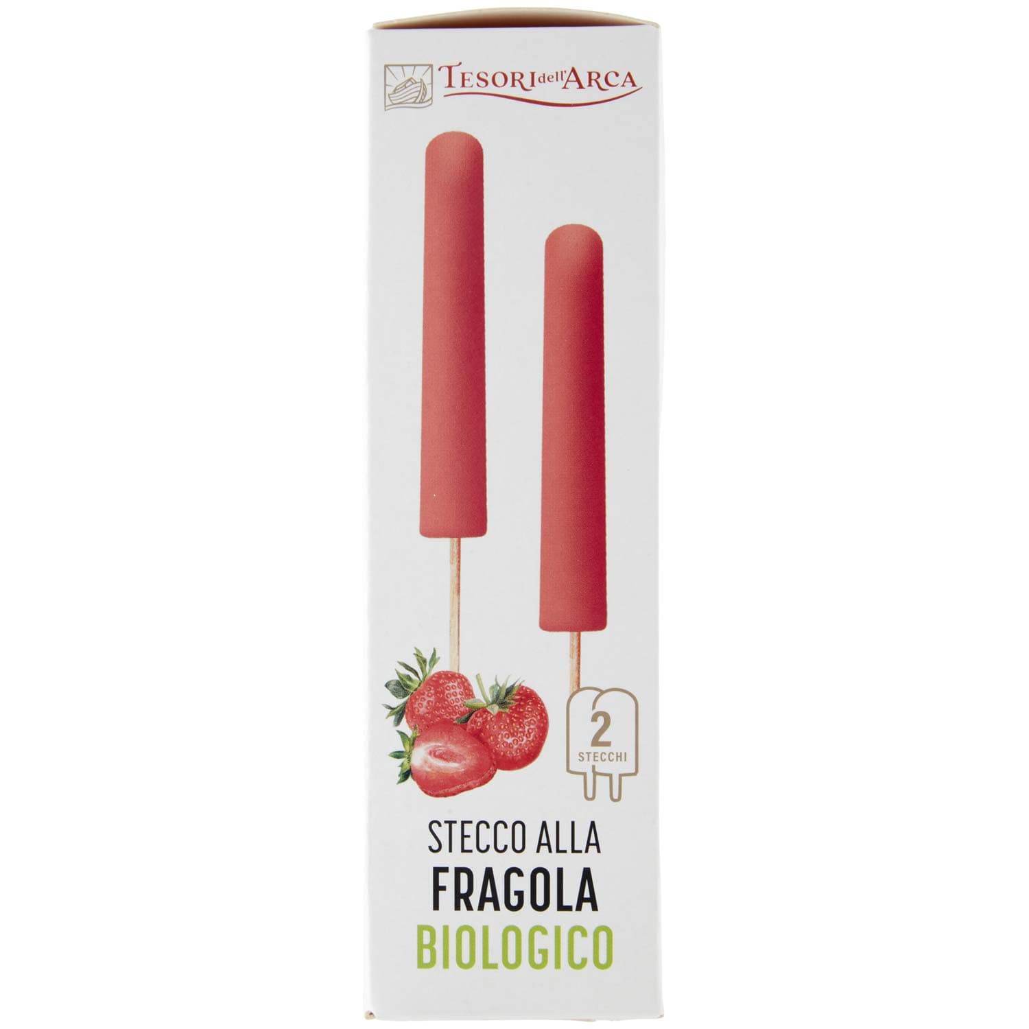 TESORI DELL'ARCA Stecco alla Fragola Biologico 2 x 70 g – immagine 4