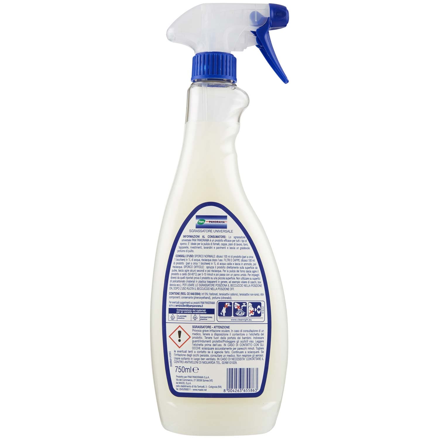 PAM PANORAMA Sgrassatore Universale Marsiglia 750 ml – immagine 5