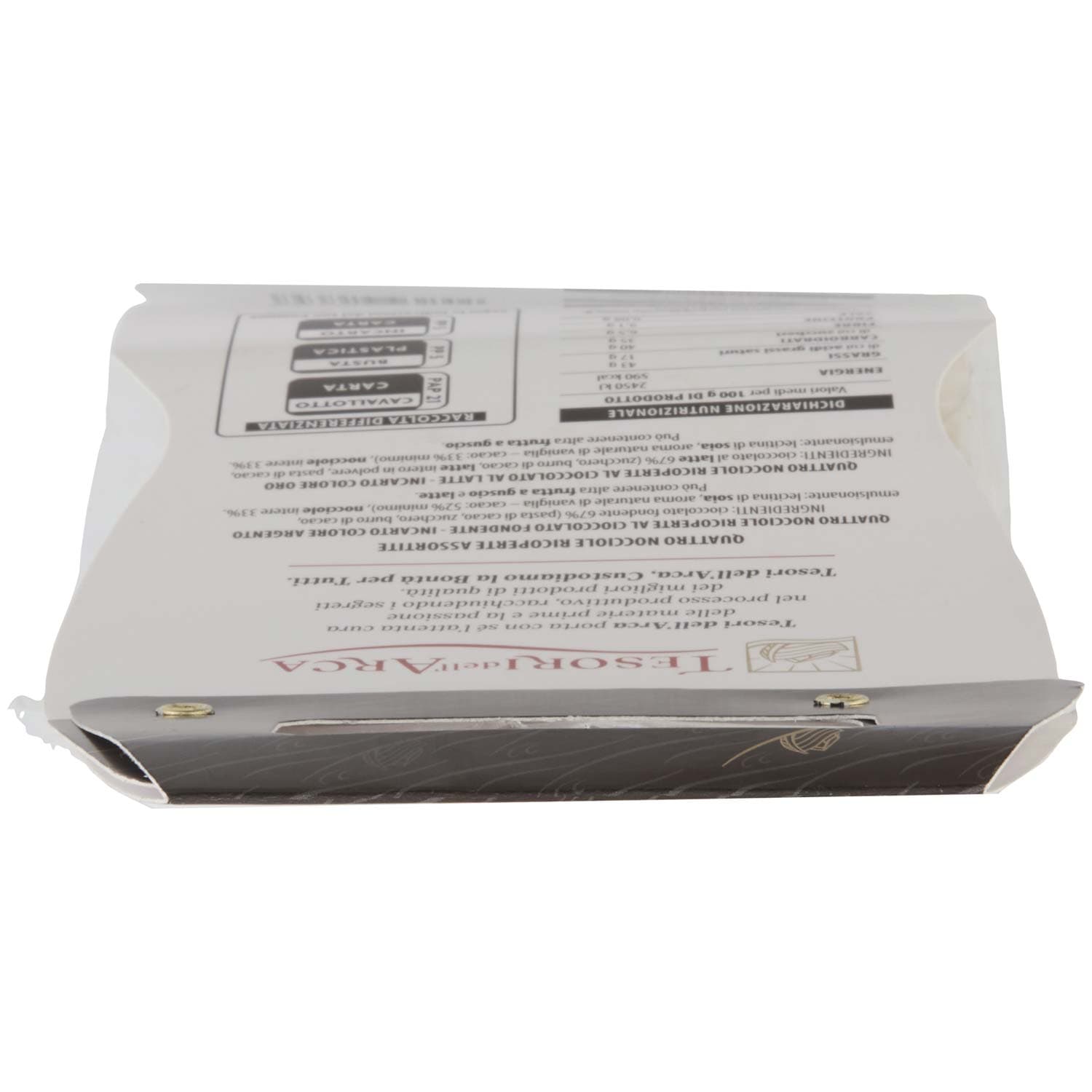 TESORI DELL'ARCA Nocciole Ricoperte Assortite al Cioccolato Fondente e al Latte 160 g – immagine 7